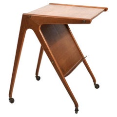 Early Danish Oak Serving Trolley 1950s / Larger Version