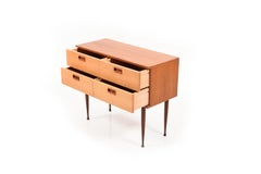 Early Danish Teak Chest of Drawer, 1950s