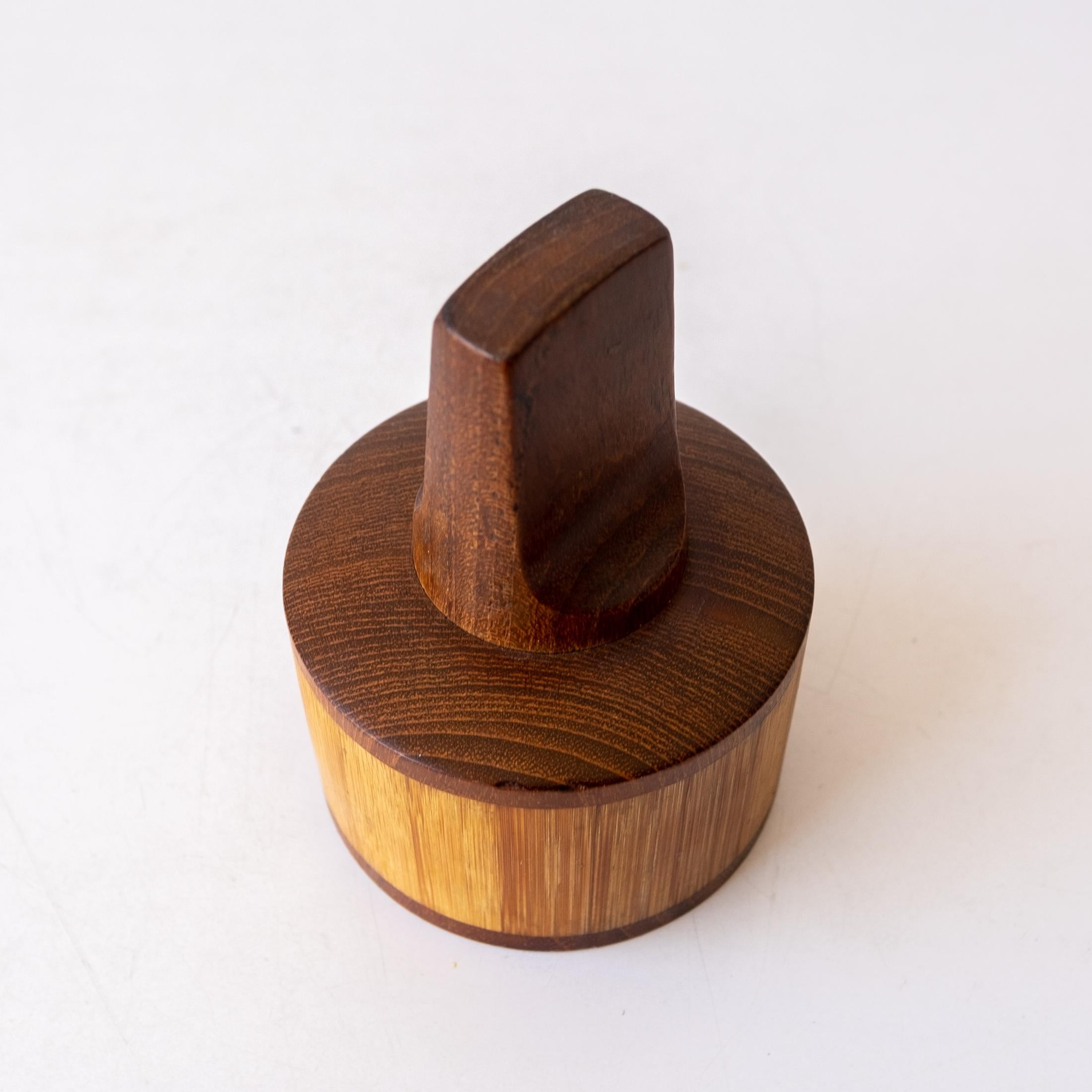Mid-20th Century Early Dansk Bamboo Pepper Mill by Jens Quistgaard