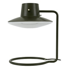 Early Dark Brown Oxford Table Lamp by Arne Jacobsen for Louis Poulsen 1960s