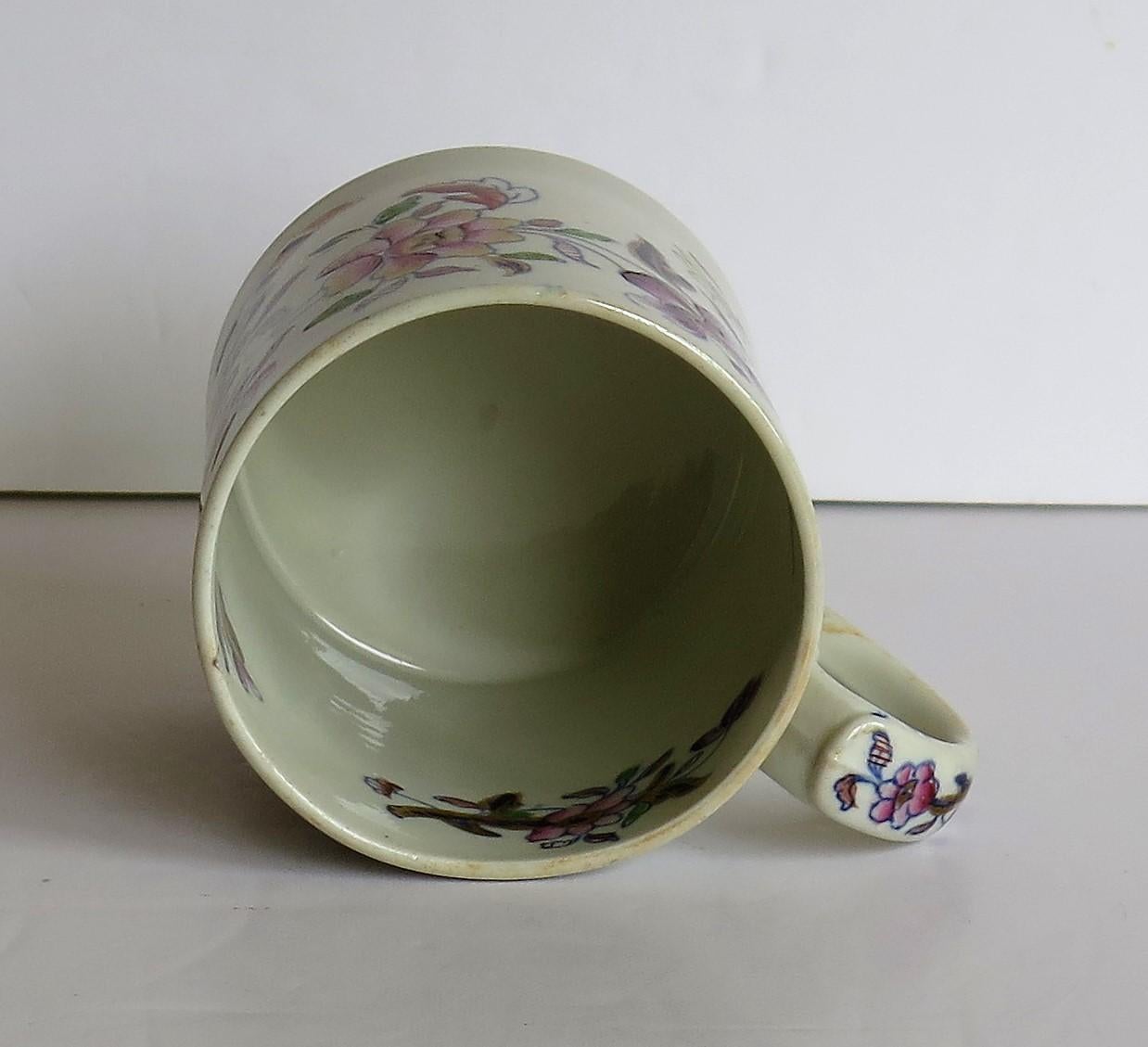 Early Davenport Ironstone Mug Hand Painted Chinoiserie Pattern 659, circa 1815 For Sale 2