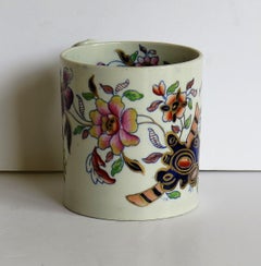 Early Davenport Ironstone Mug Hand Painted Chinoiserie Pattern 659, circa 1815
