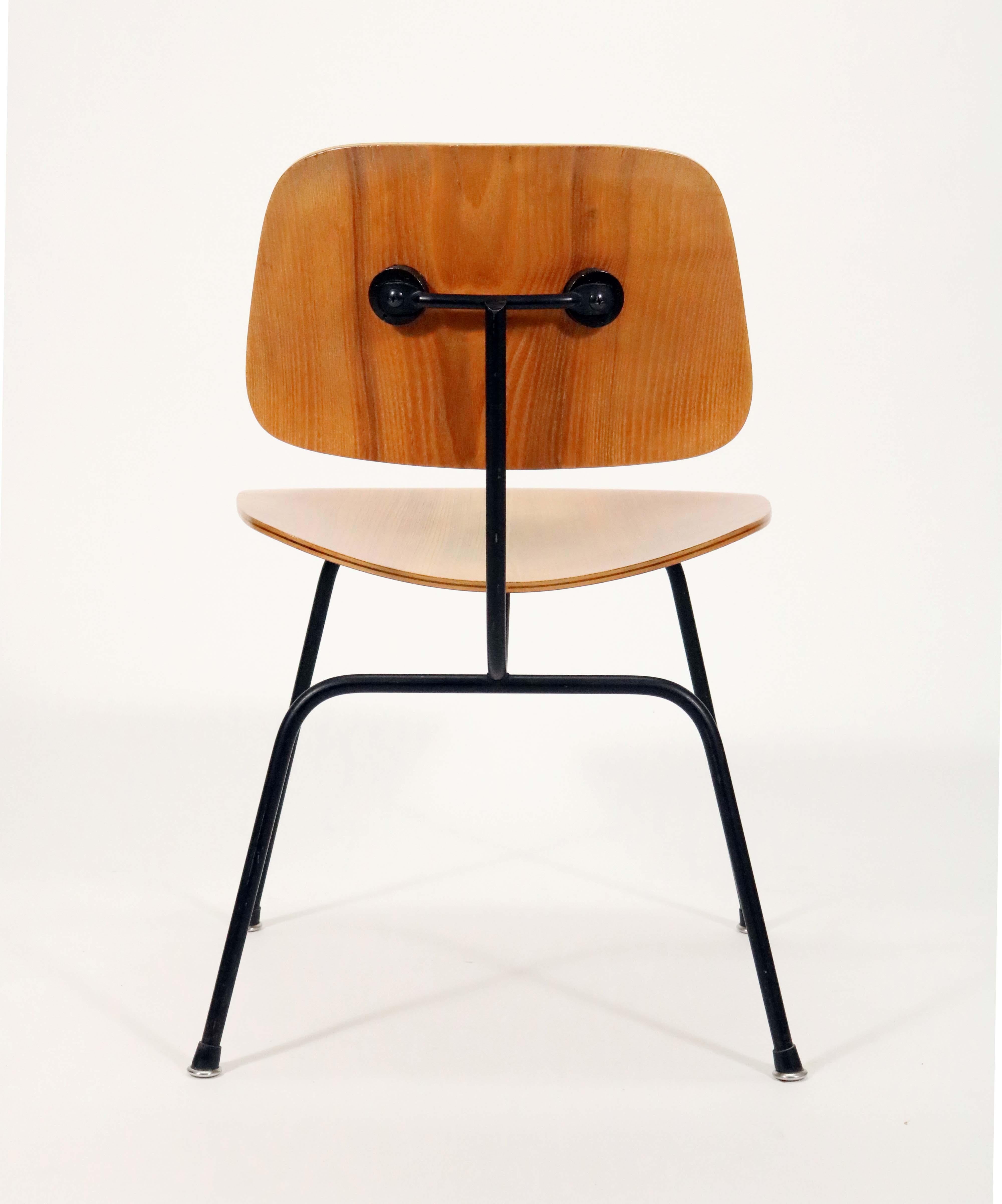 Powder-Coated Early DCM Chair by Charles and Ray Eames for Herman Miller