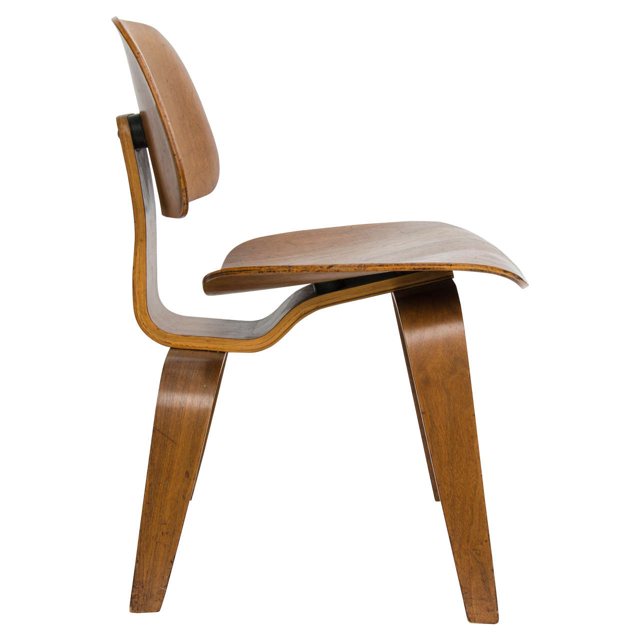 Mid-Century Modern Early DCW Bent Plywood Chair by Charles Eames for Evans, 1940s