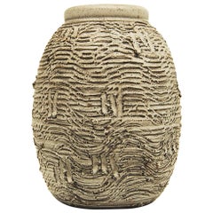 Early Design Technics Pottery Vase
