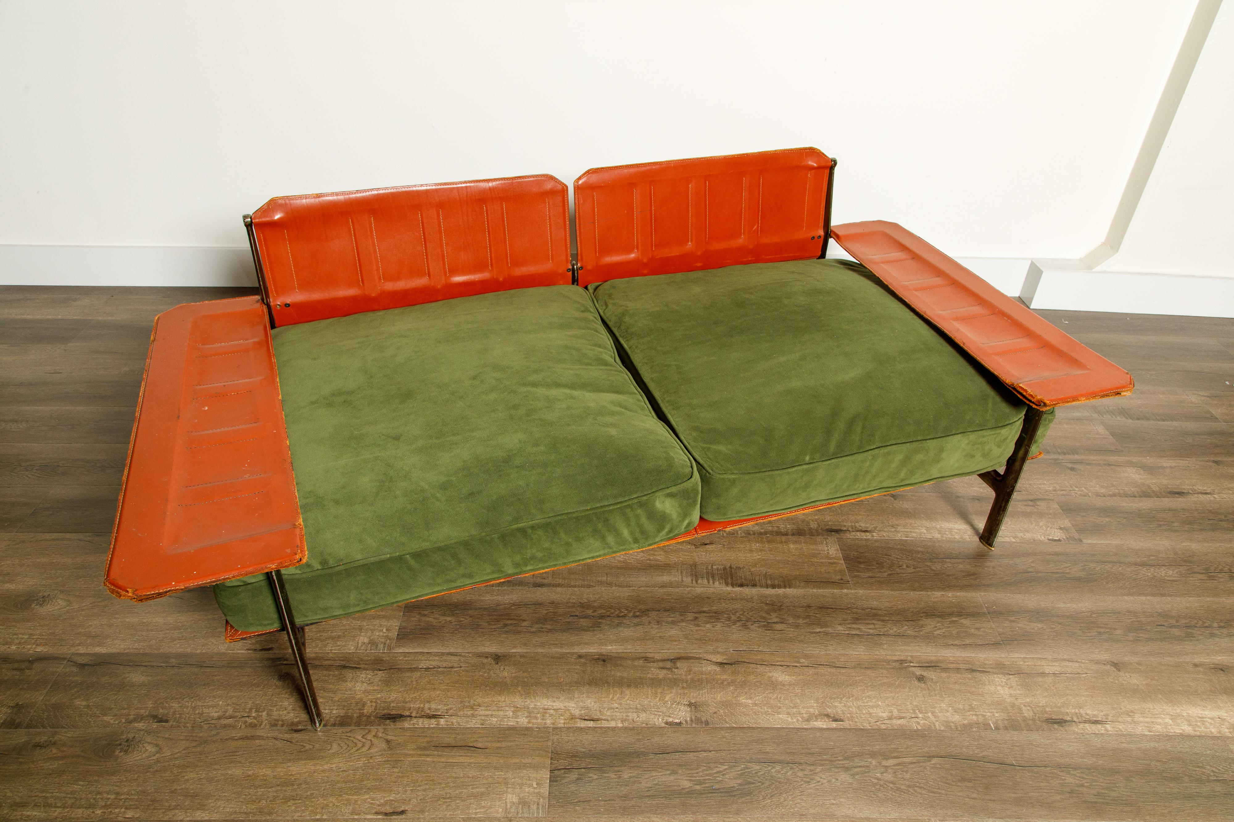 Early 'Diesis' Loveseat Sofas by Paolo Nava for B&B Italia, c 1979 Italy, Signed 1