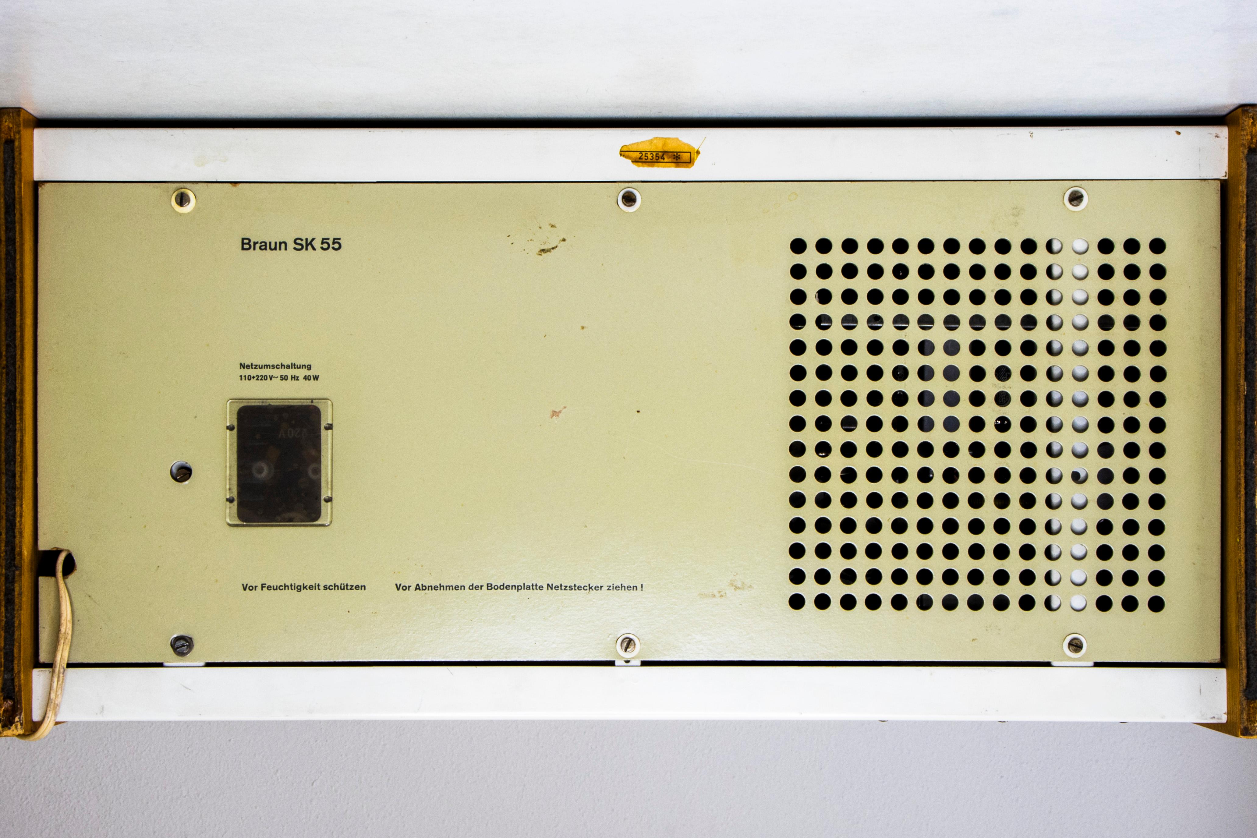 Dieter Rams pour Braun SK55 Ensemble audio hi-fi tourne-disque, radio, haut-parleurs 5