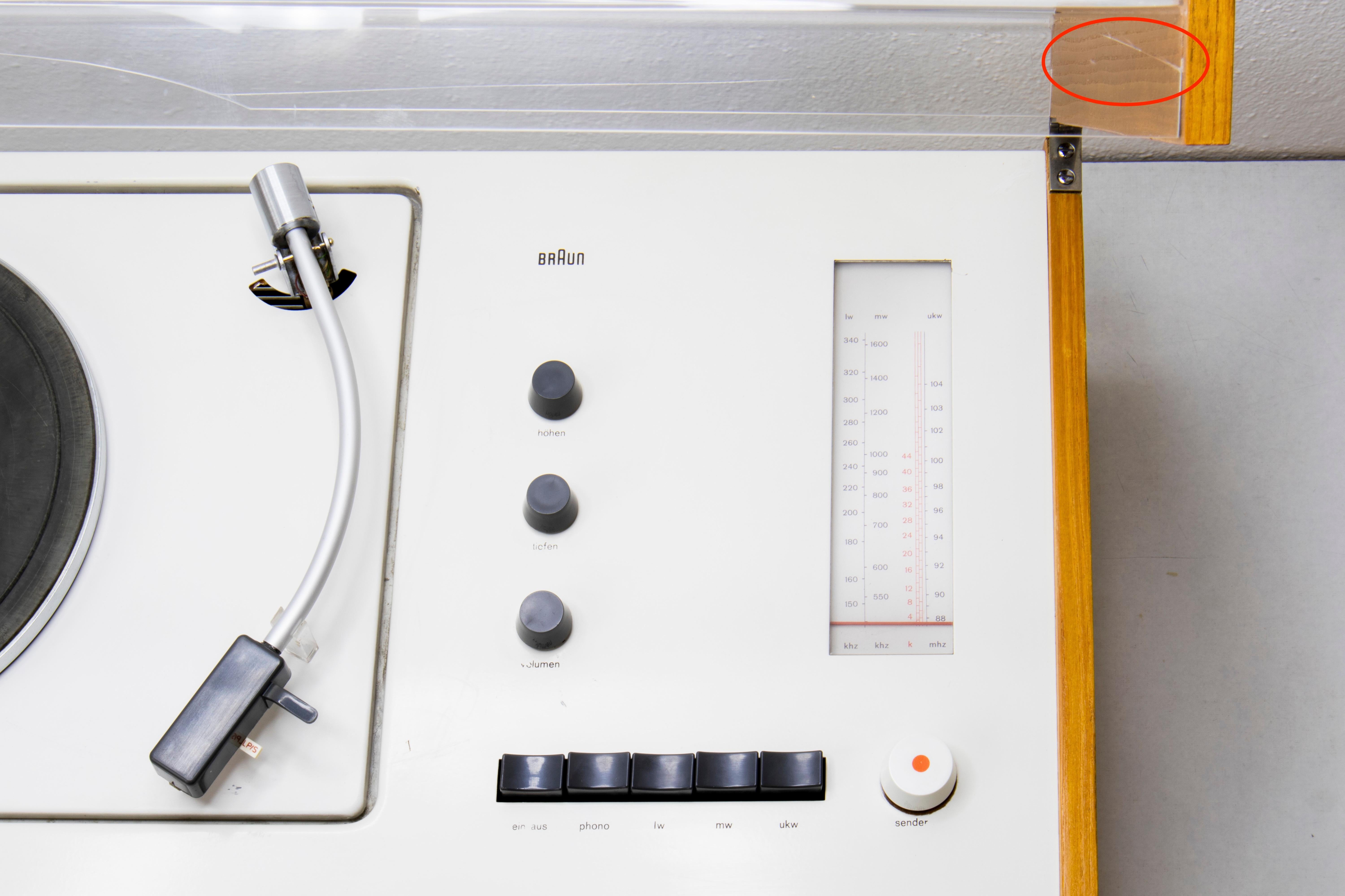Dieter Rams pour Braun SK55 Ensemble audio hi-fi tourne-disque, radio, haut-parleurs 8