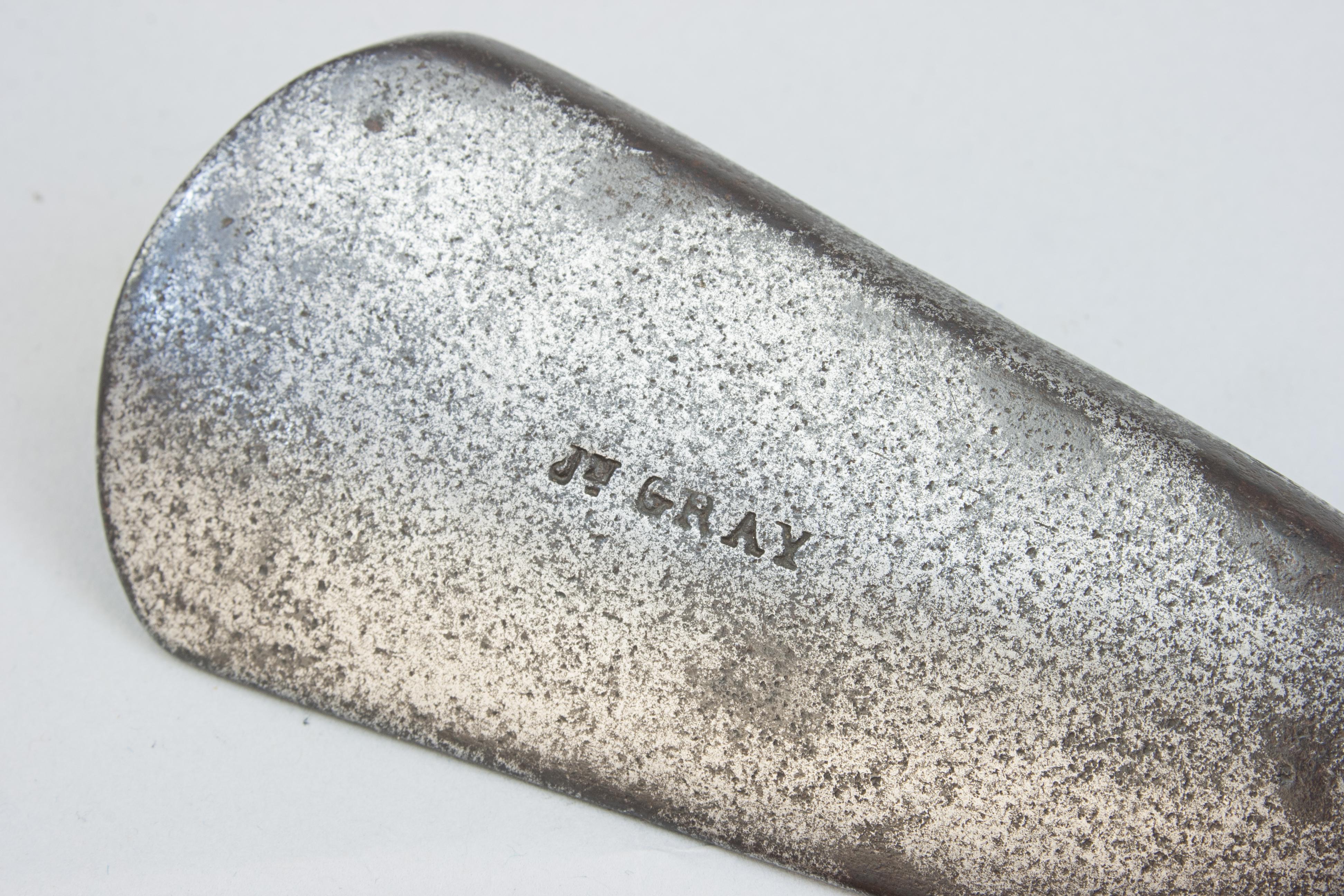 Early Dish Faced Golf Club, Gray Iron For Sale 6