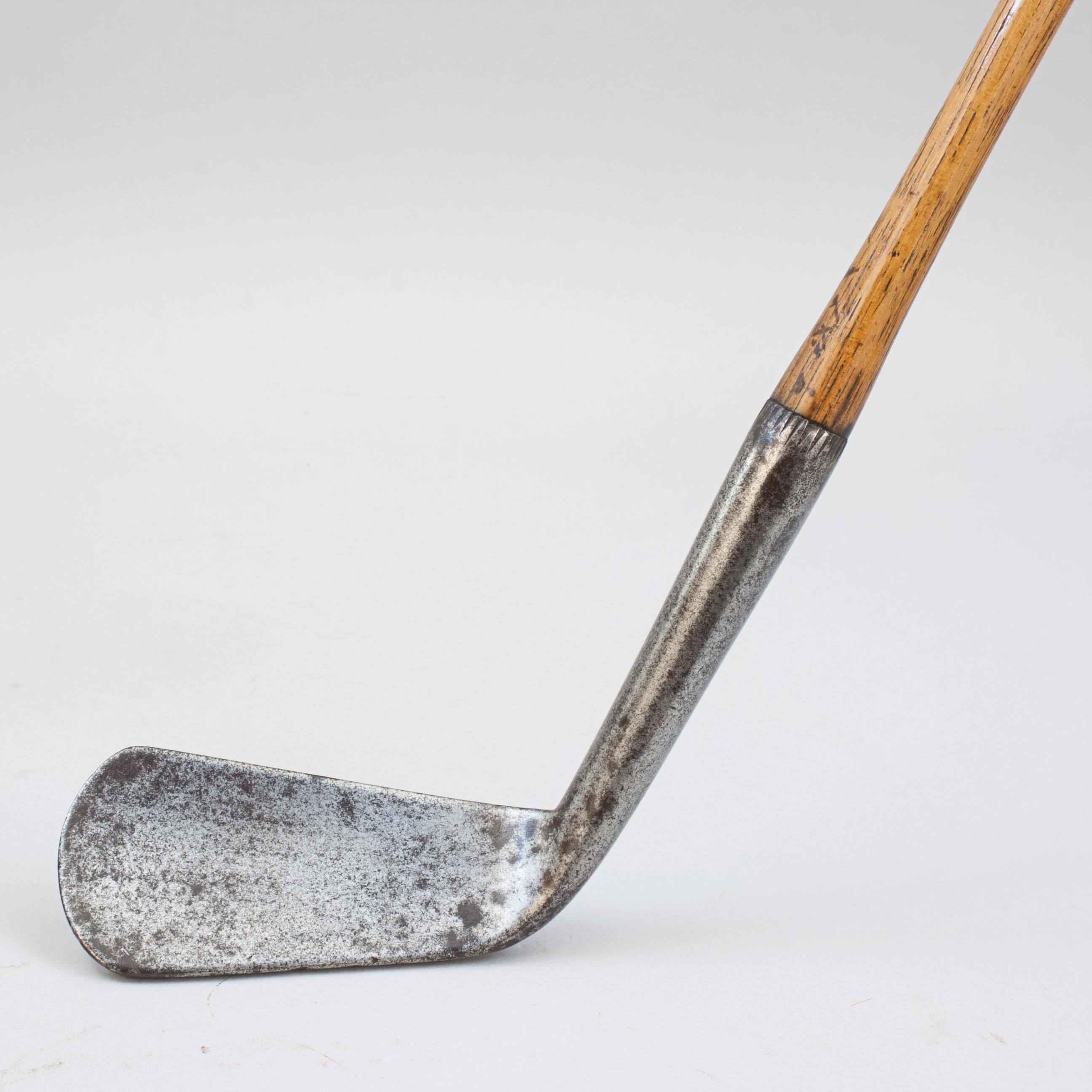 Early Dish Faced Golf Club, Gray Iron For Sale 9