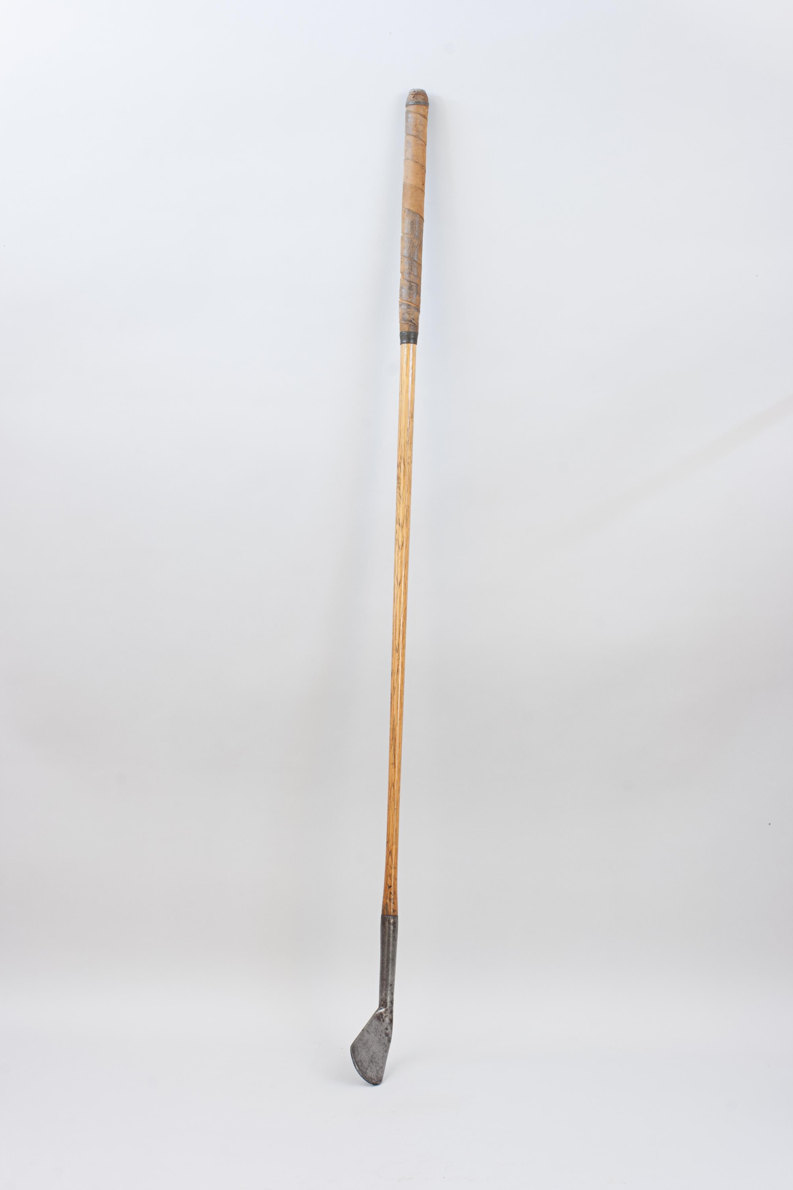 British Early Dish Faced Golf Club, Gray Iron For Sale