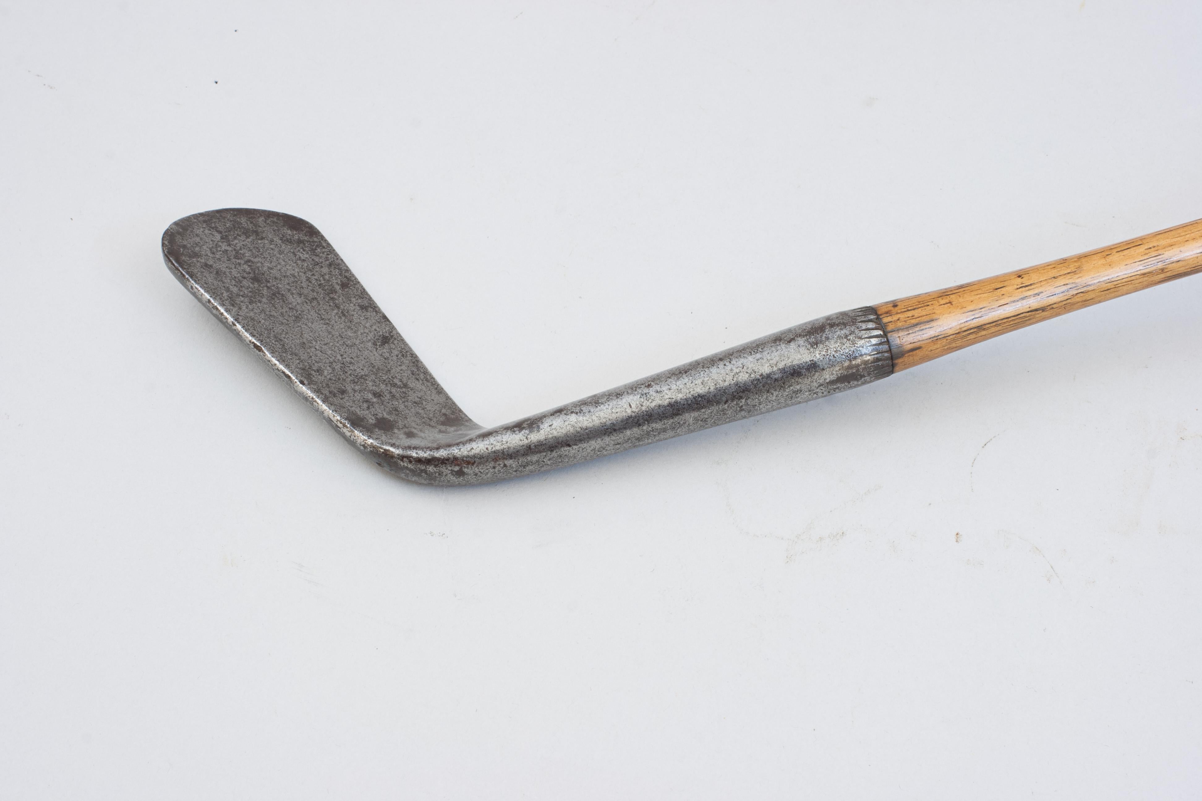Early Dish Faced Golf Club, Gray Iron For Sale 2