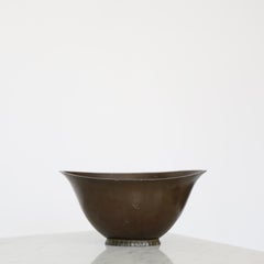 Early Diskometal Bowl designed by Just Andersen, 1920s, Denmark