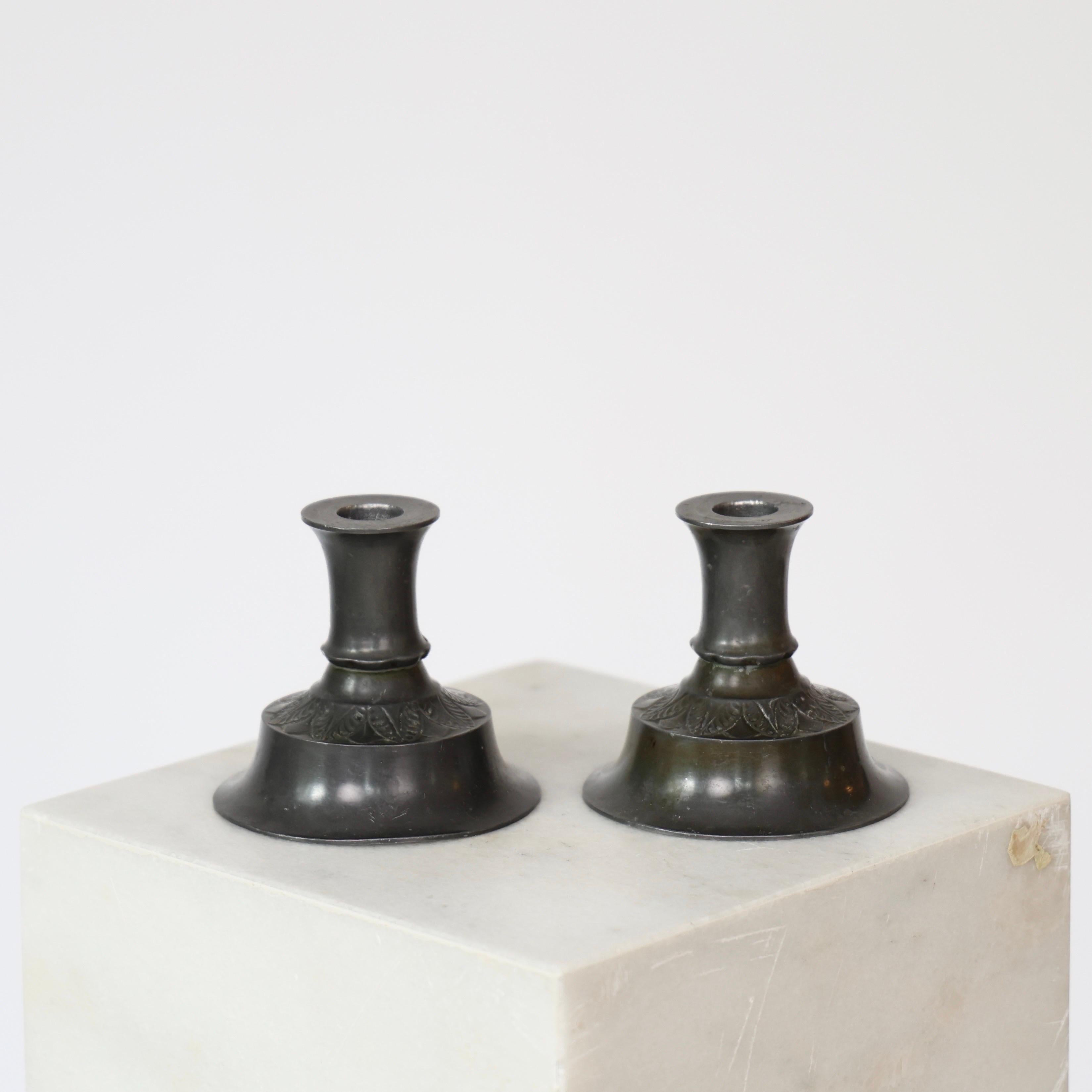 Danois Chandeliers Diskometal de Just Andersen, années 1920, Danemark en vente