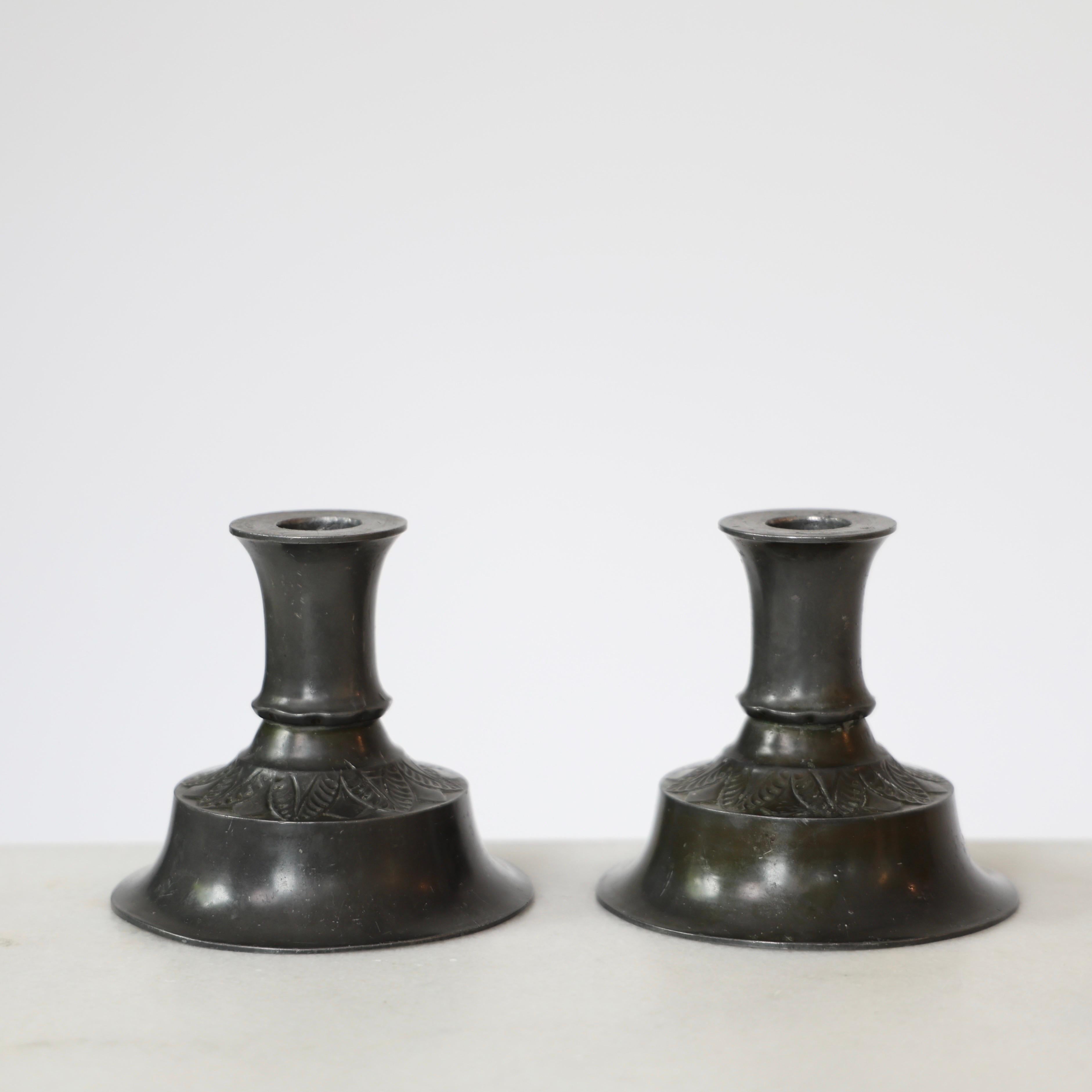 Chandeliers Diskometal de Just Andersen, années 1920, Danemark État moyen - En vente à Værløse, DK