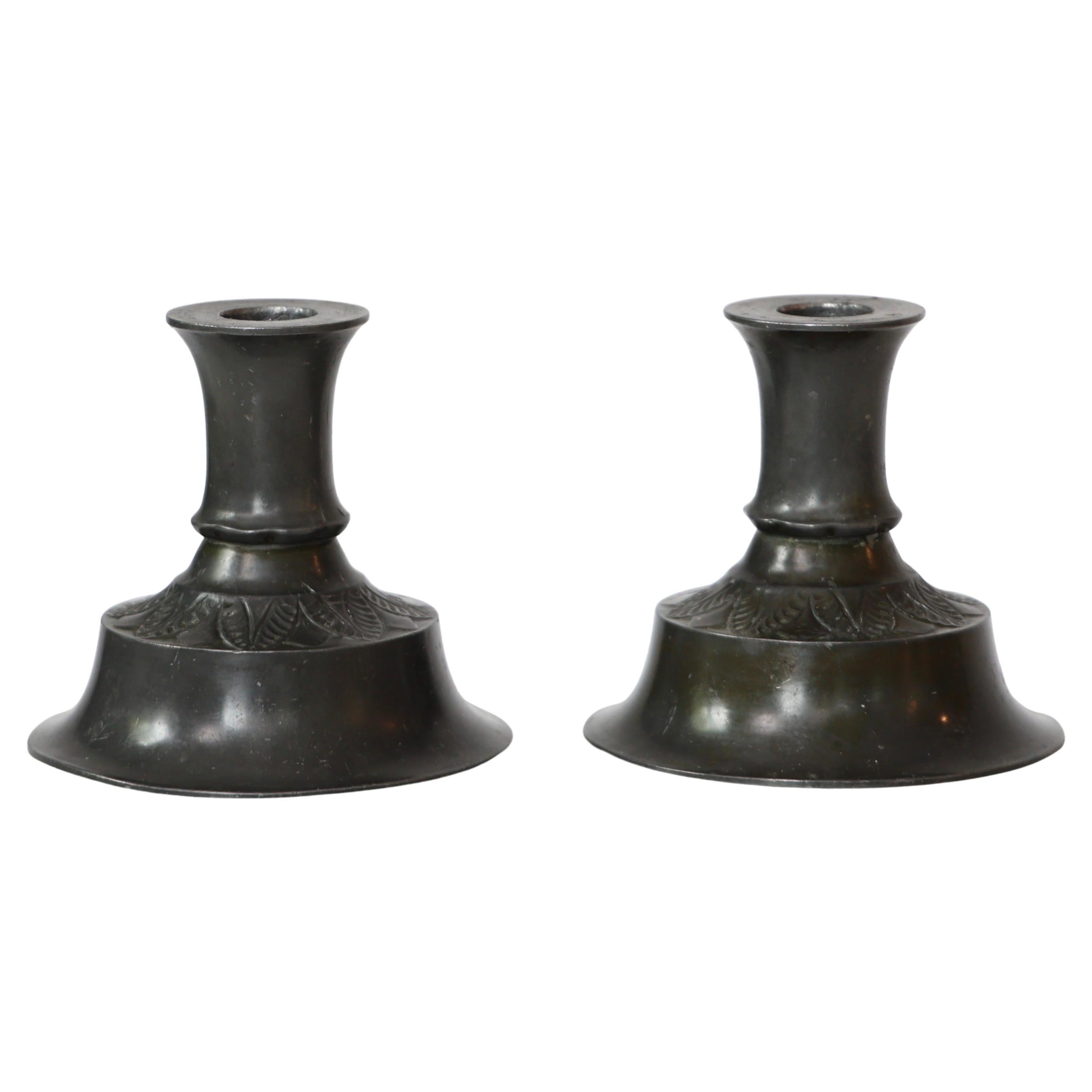 Chandeliers Diskometal de Just Andersen, années 1920, Danemark en vente