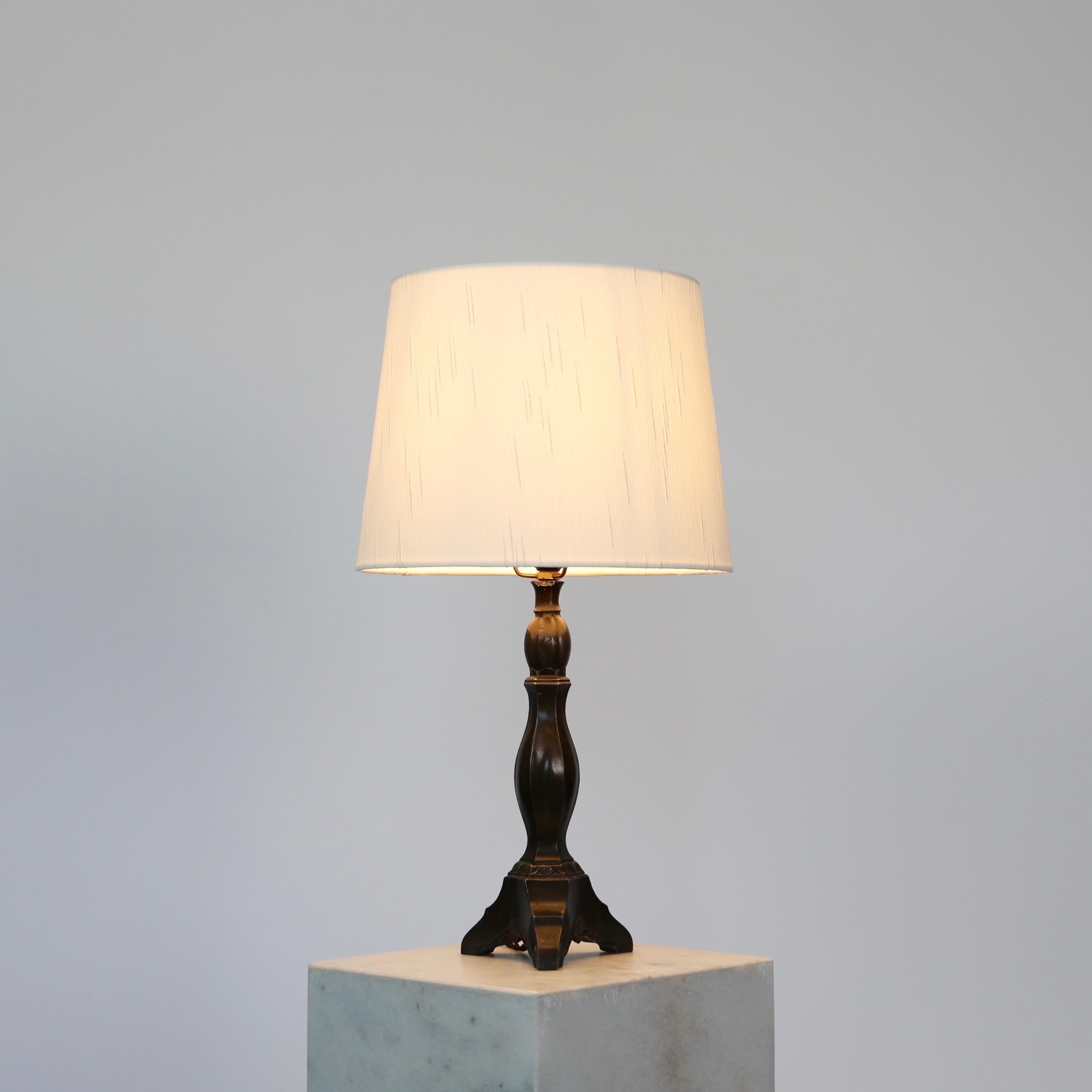 Début du 20ème siècle Lampes de table Diskometal de Just Andersen, années 1920, Danemark en vente