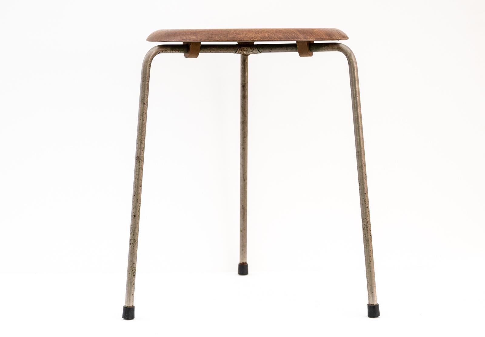 Early ‘Dot’ stool by Hans-Agne Jakobsson for Fritz Hansen, Denmark, 1965.