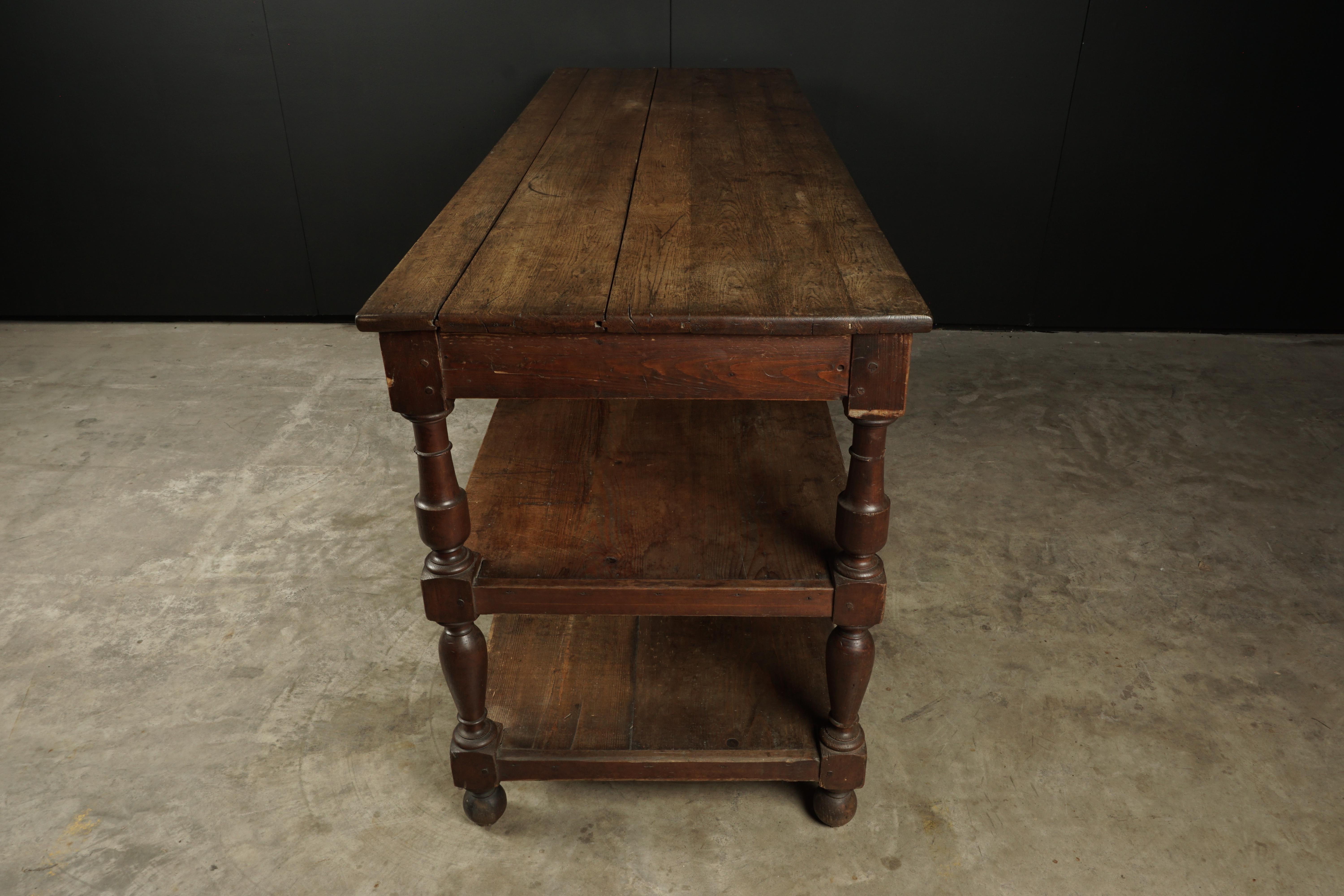 Late 19th Century Early Draper Table from France, circa 1890