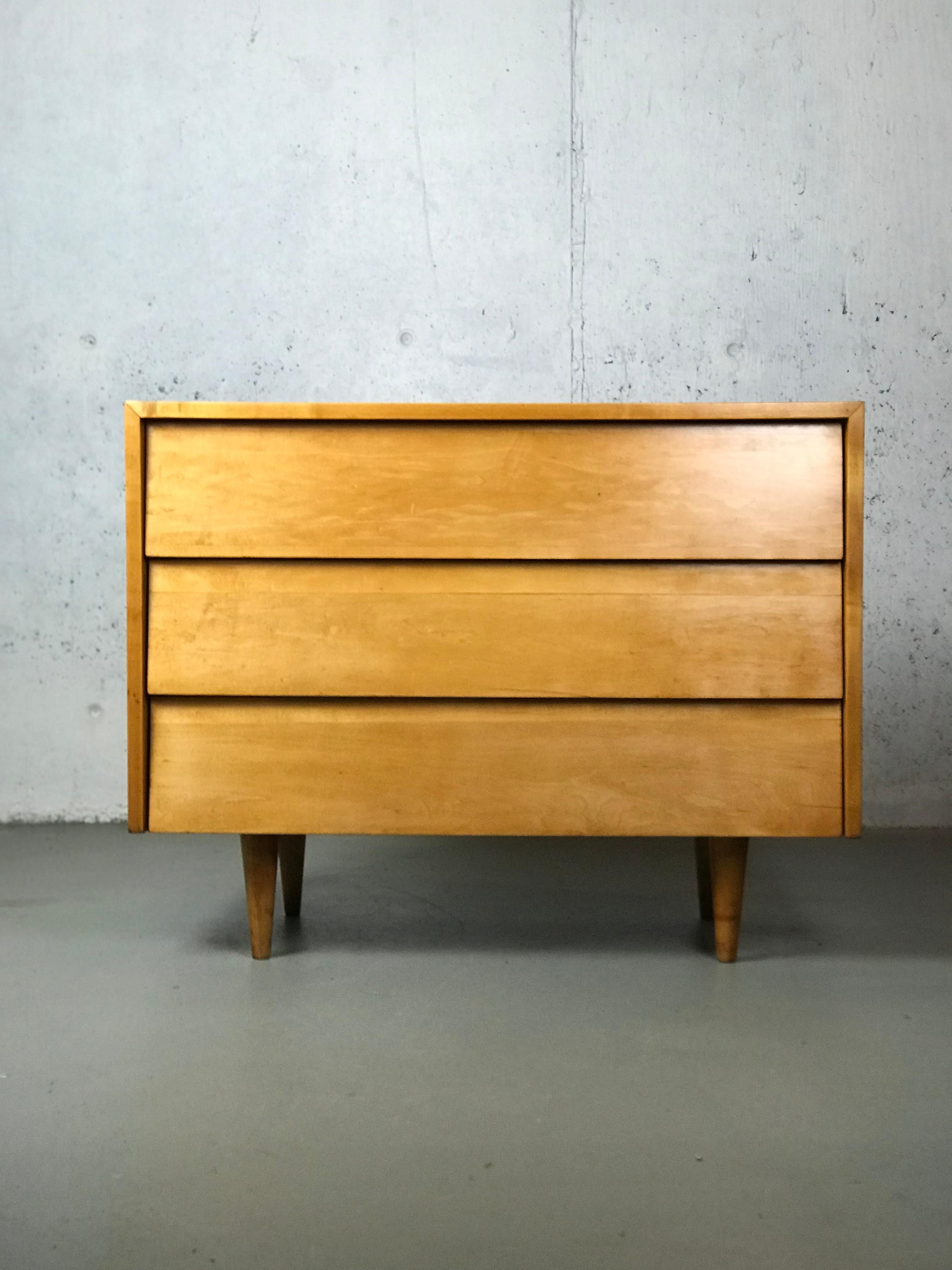 Early Dresser Chest in Birch by Florence Knoll for Knoll Associates in 1948 6