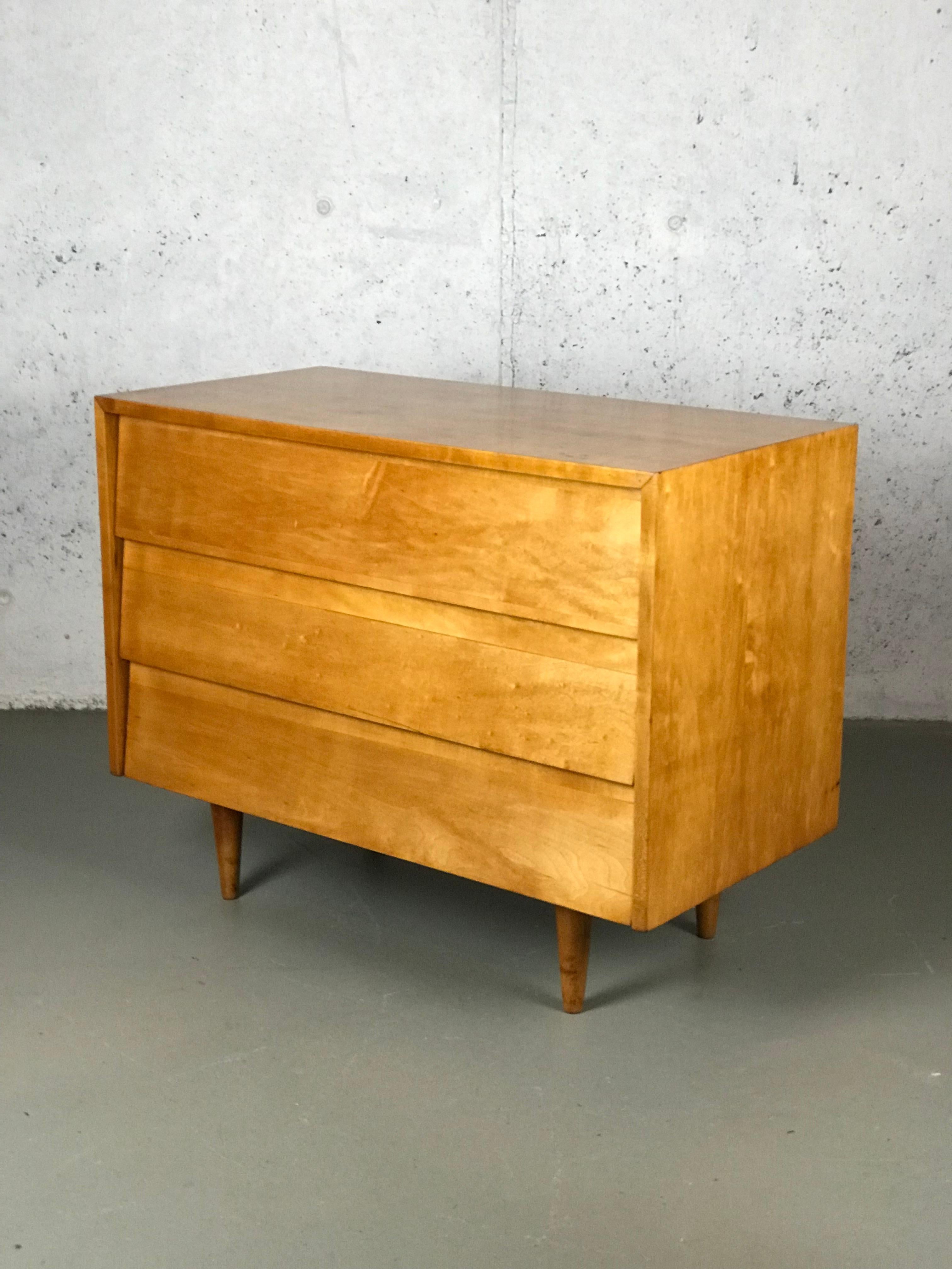 Early Dresser Chest in Birch by Florence Knoll for Knoll Associates in 1948 1