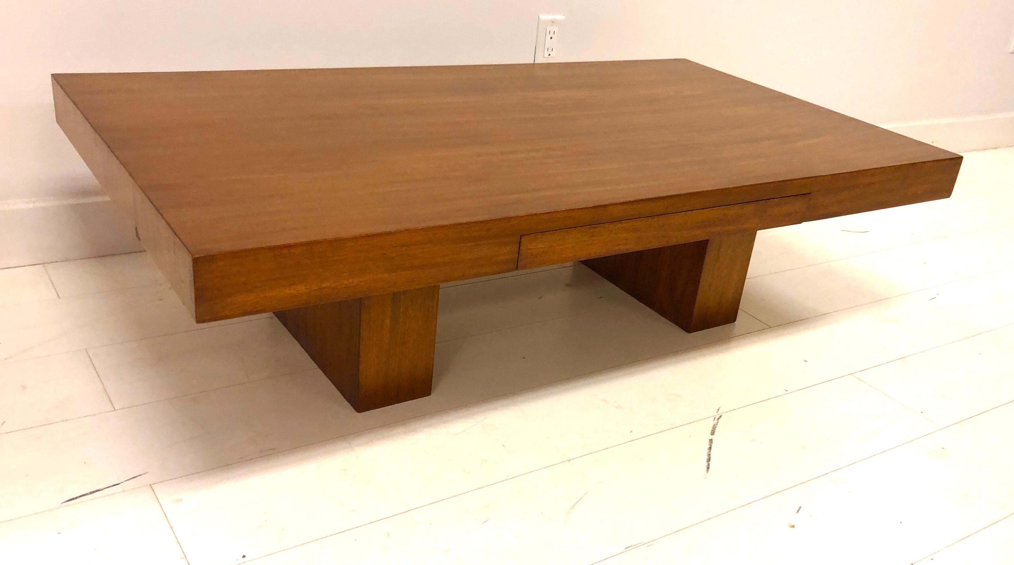 Early Dunbar Mahogany Coffee Table 4