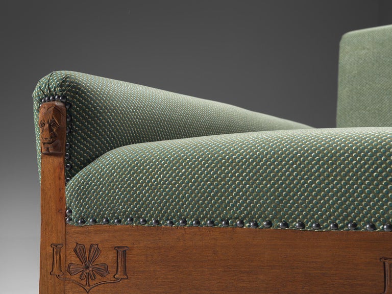 Early Dutch Chaise Longue in ZAK+FOX 'Fantasma' Collection 2020 Upholstery 2