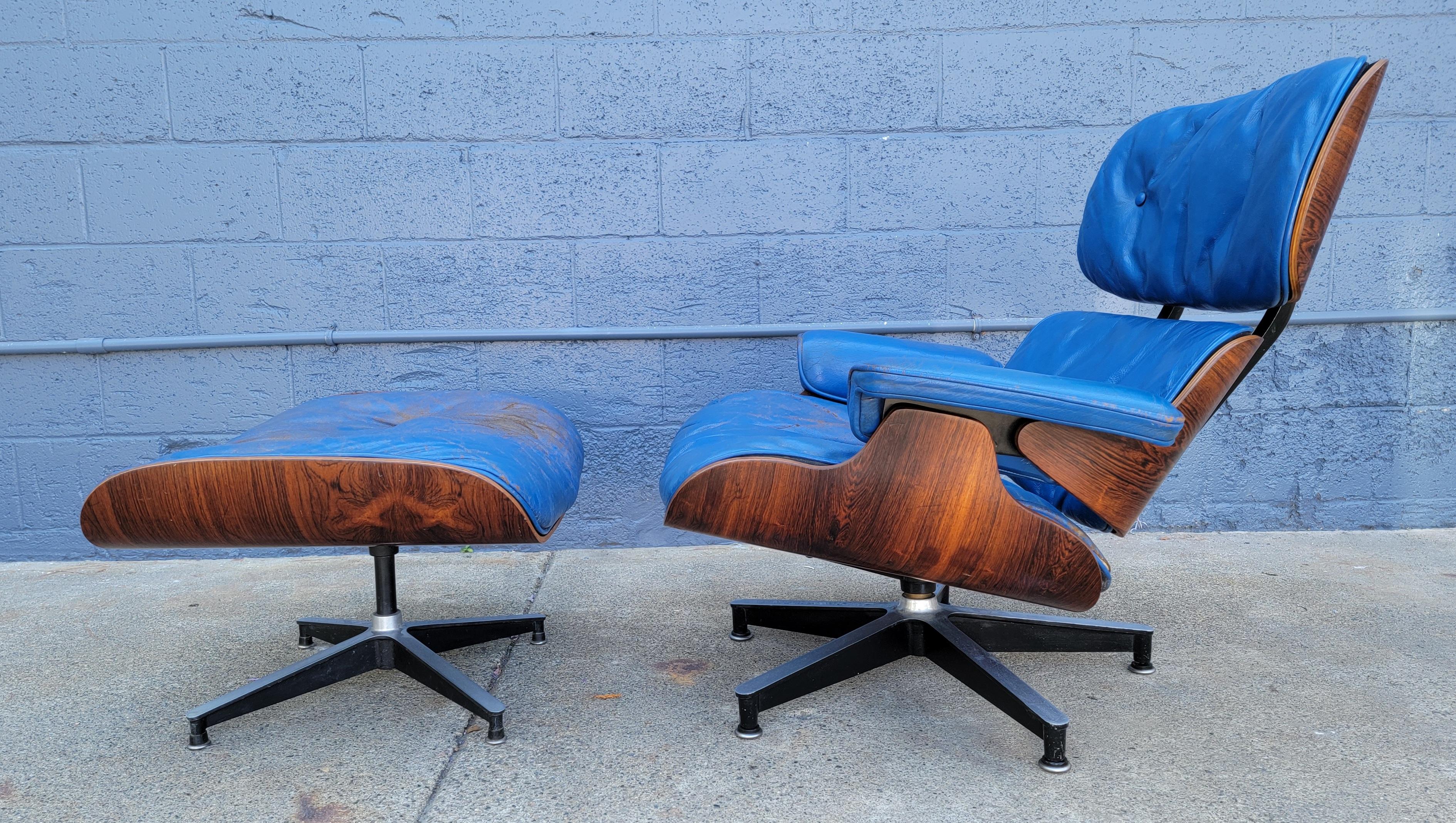 Mid-Century Modern Early Eames 670/671 Lounge Chair & Ottoman