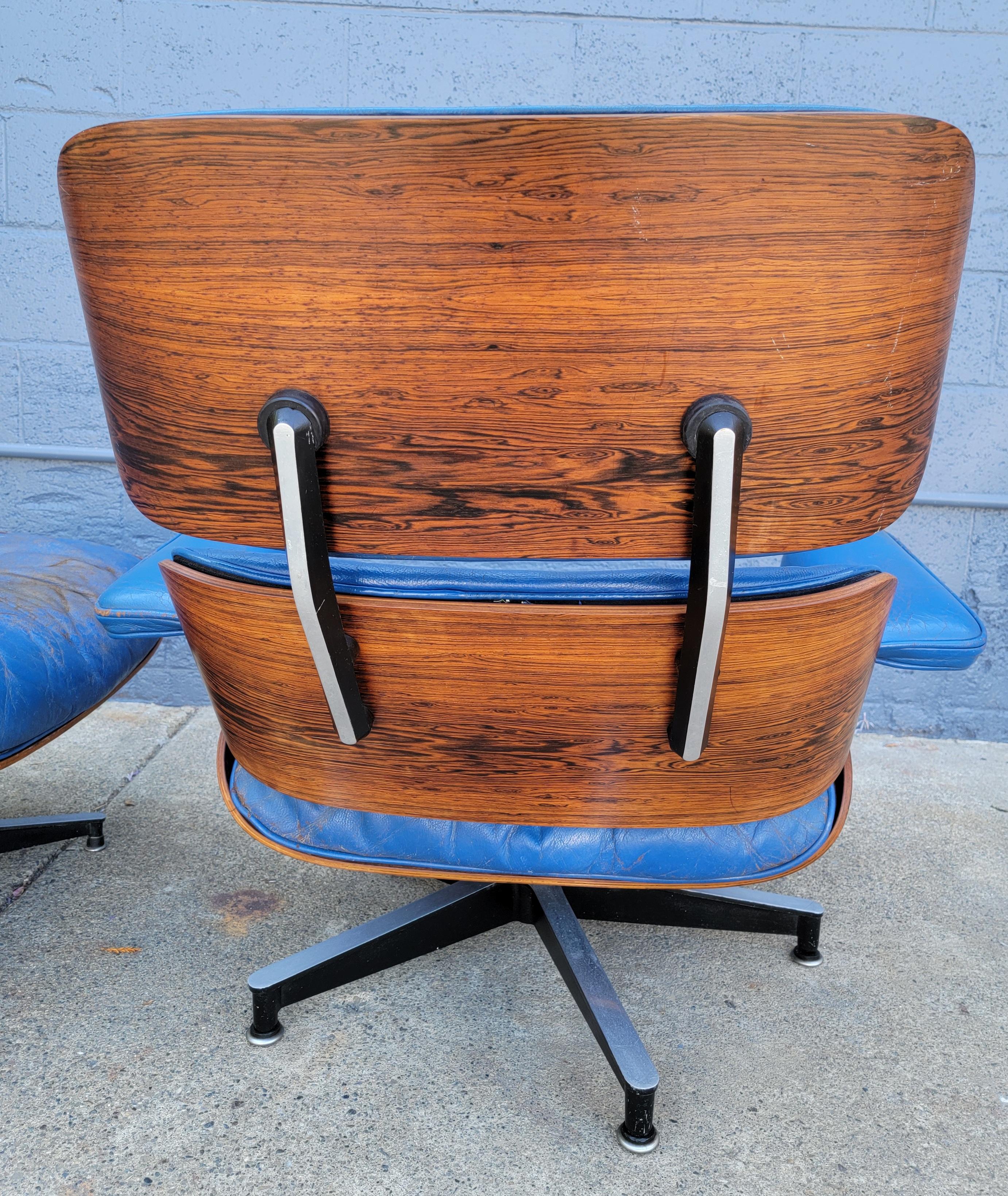 20th Century Early Eames 670/671 Lounge Chair & Ottoman