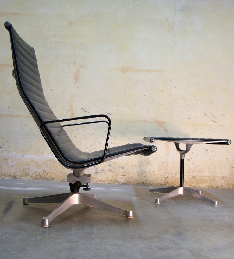 Early Eames Aluminum Group Management Low Lounge Chair and ...