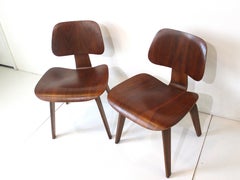 Early Eames Bent Walnut DCW for Herman Miller