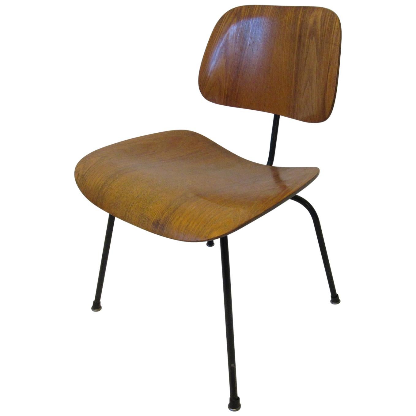 Early Eames DCM Molded Wood Side Chair