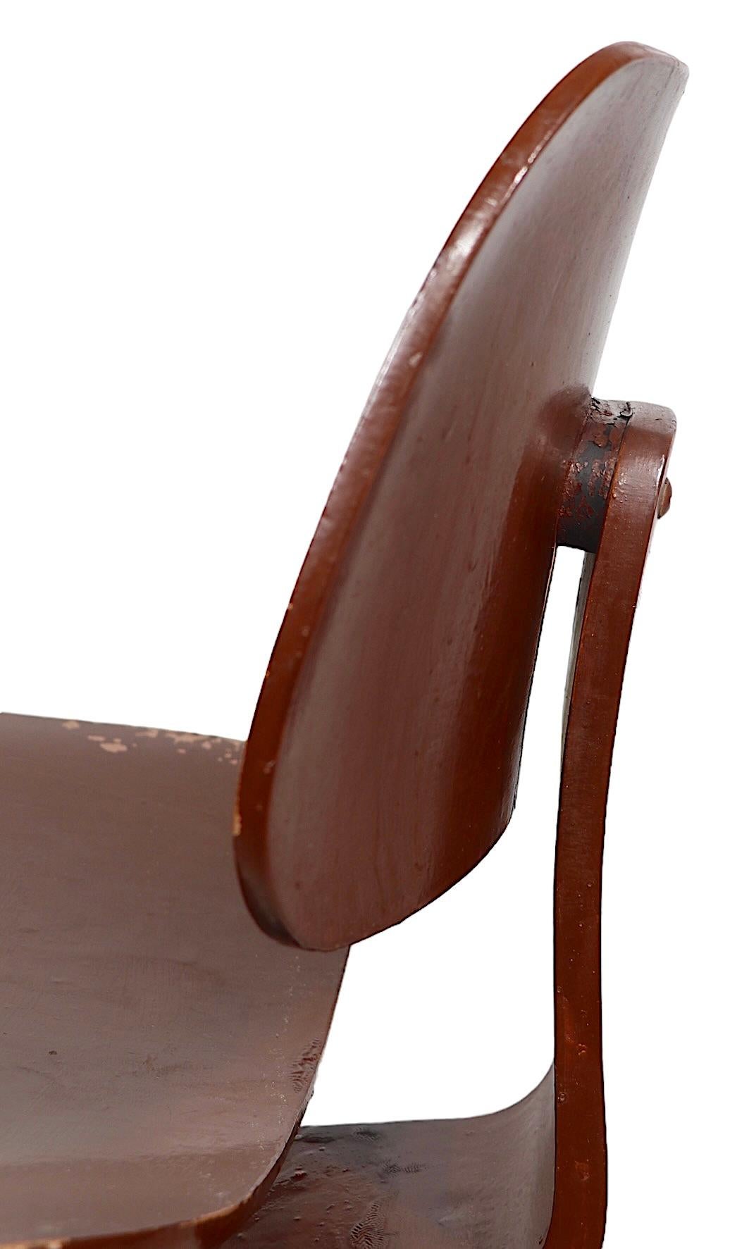 Early Eames Dining  Chair DCW  4