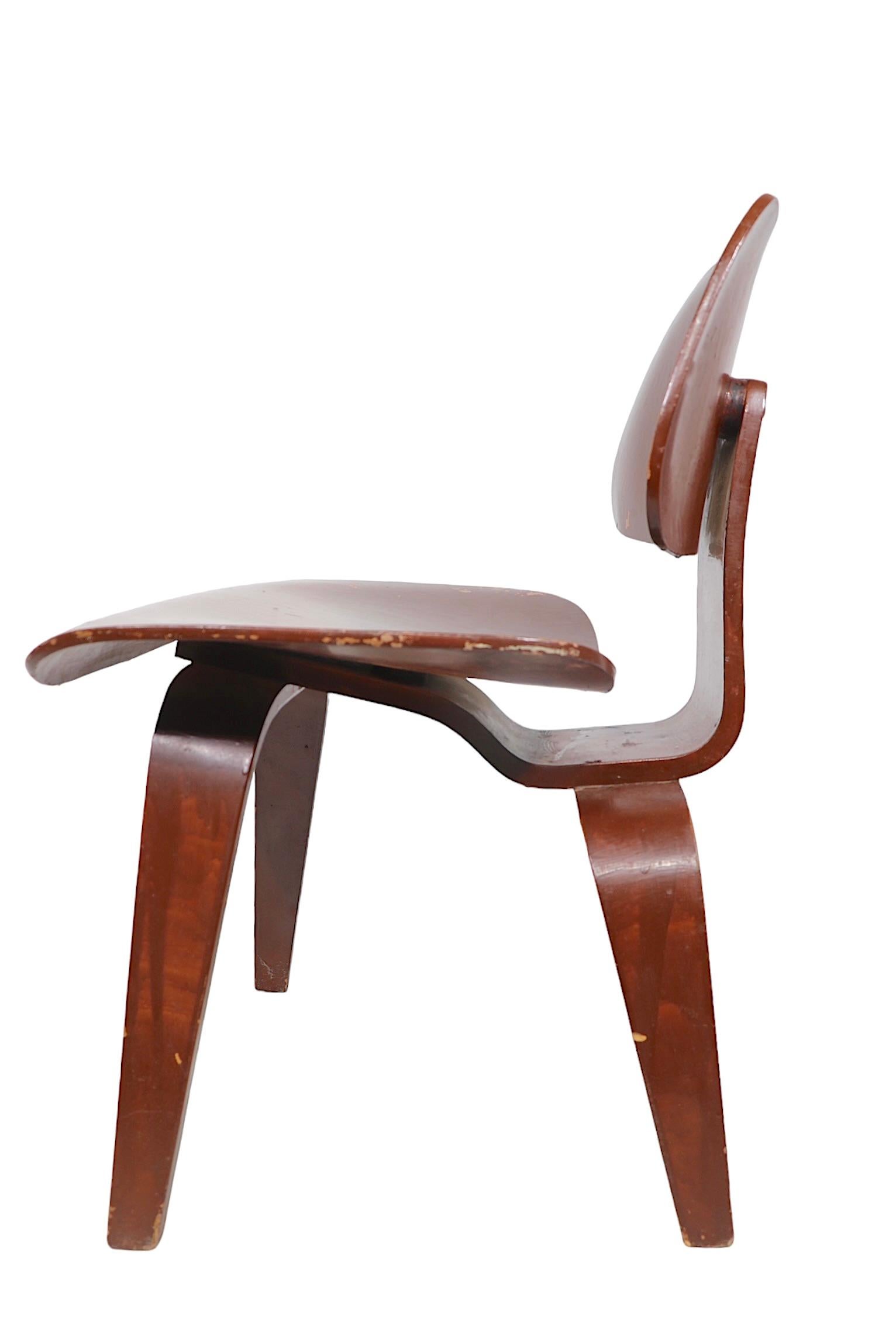 Early Eames Dining  Chair DCW  5