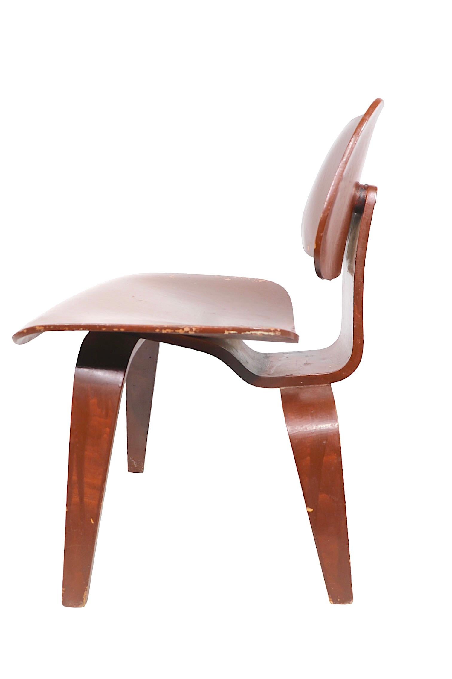 Early Eames Dining  Chair DCW  6