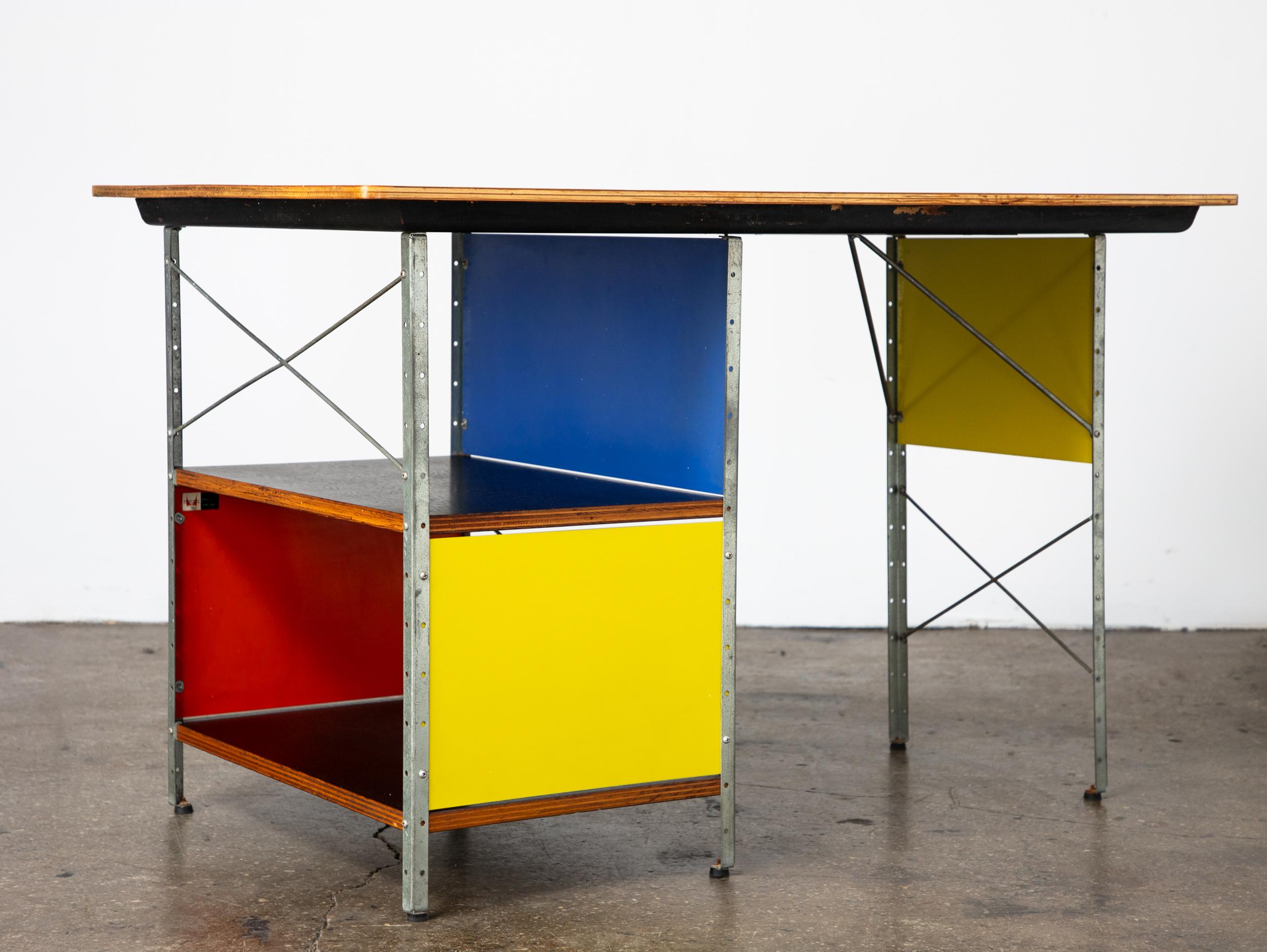 Early Eames ESU-D-10-C Desk - 1st generation, Herman Miller, 1950s, Original 4