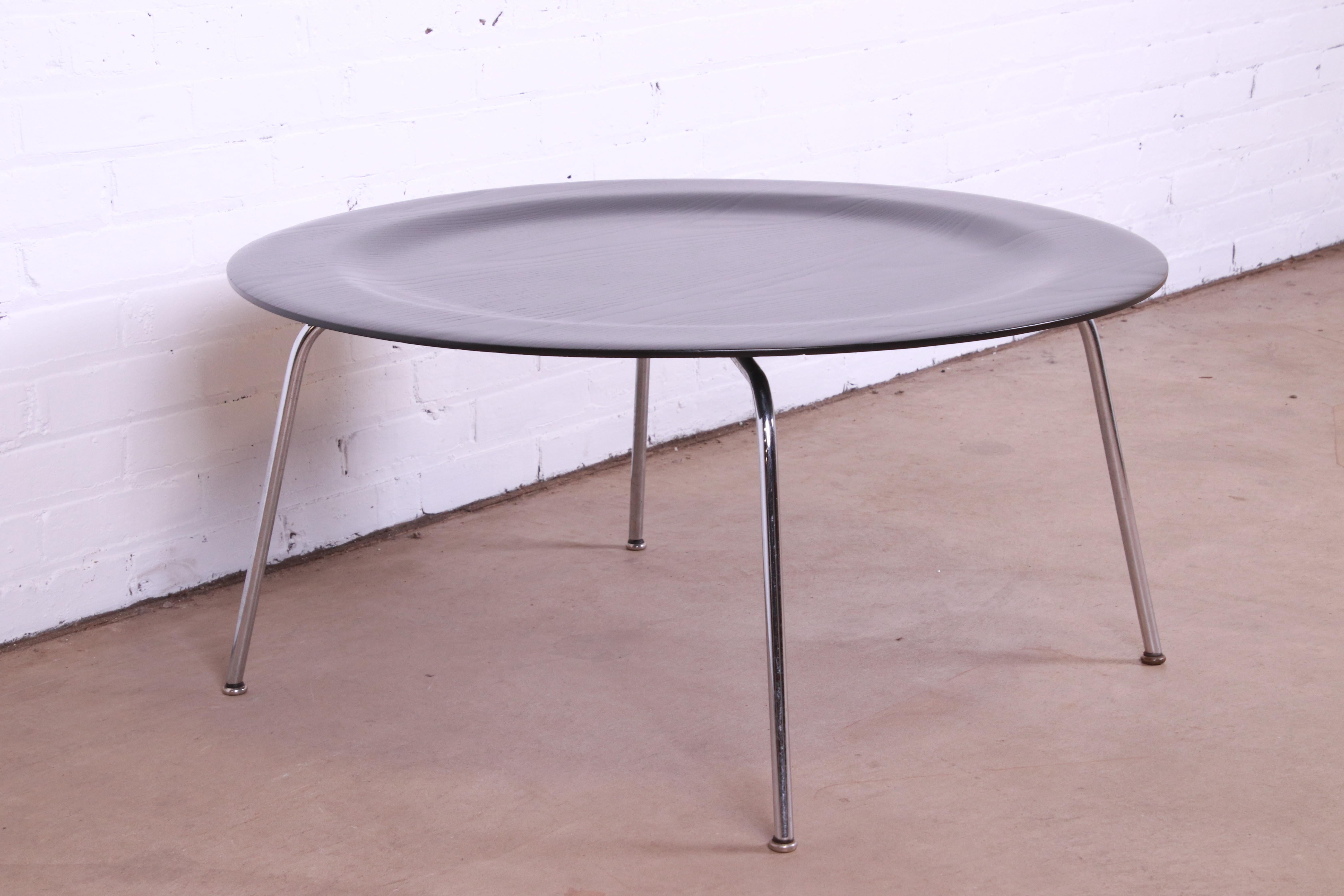 Mid-20th Century Early Eames for Herman Miller CTM Coffee Table, Newly Refinished