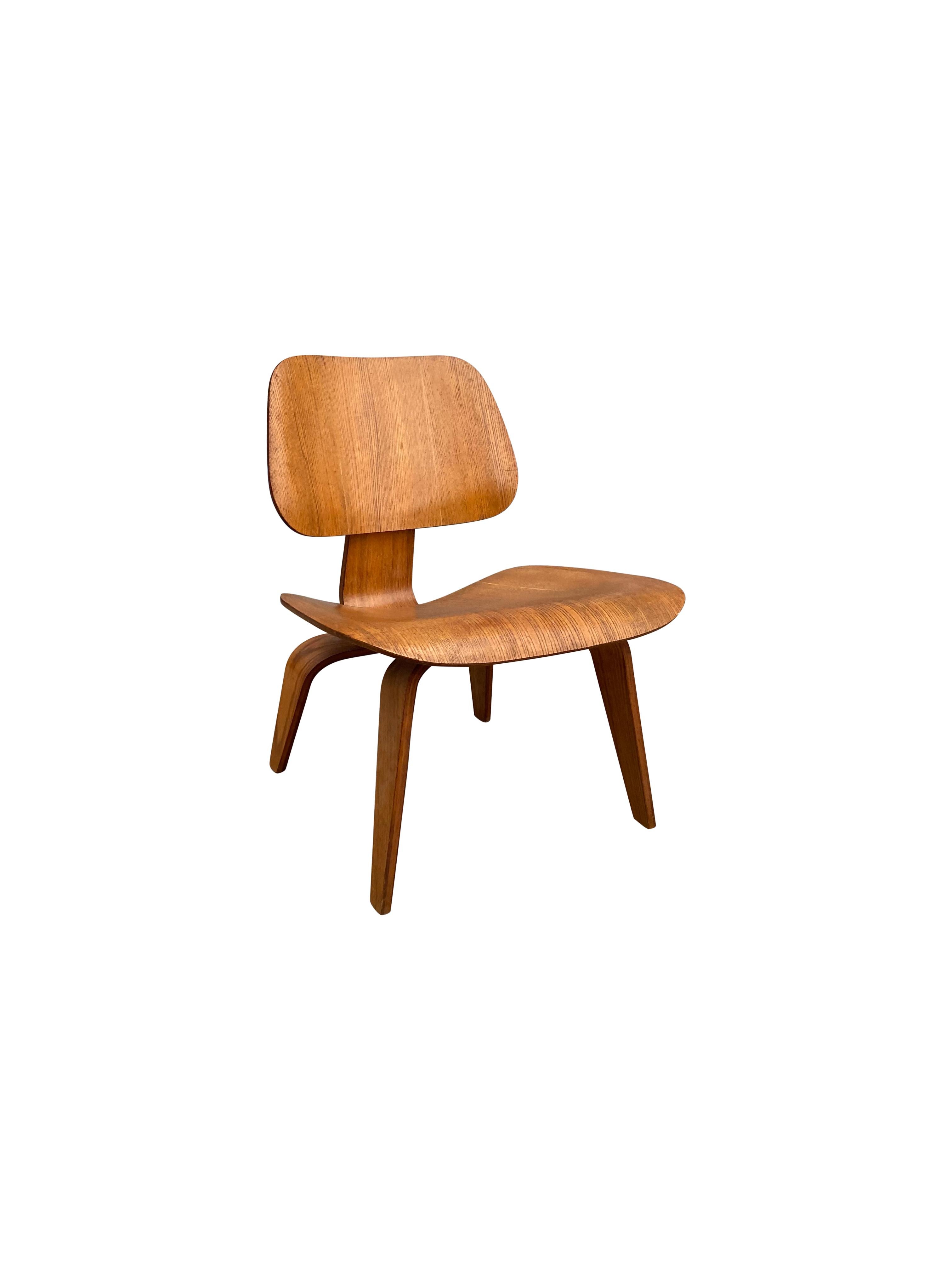 Early Eames LCW in Ash by Evans Products 5