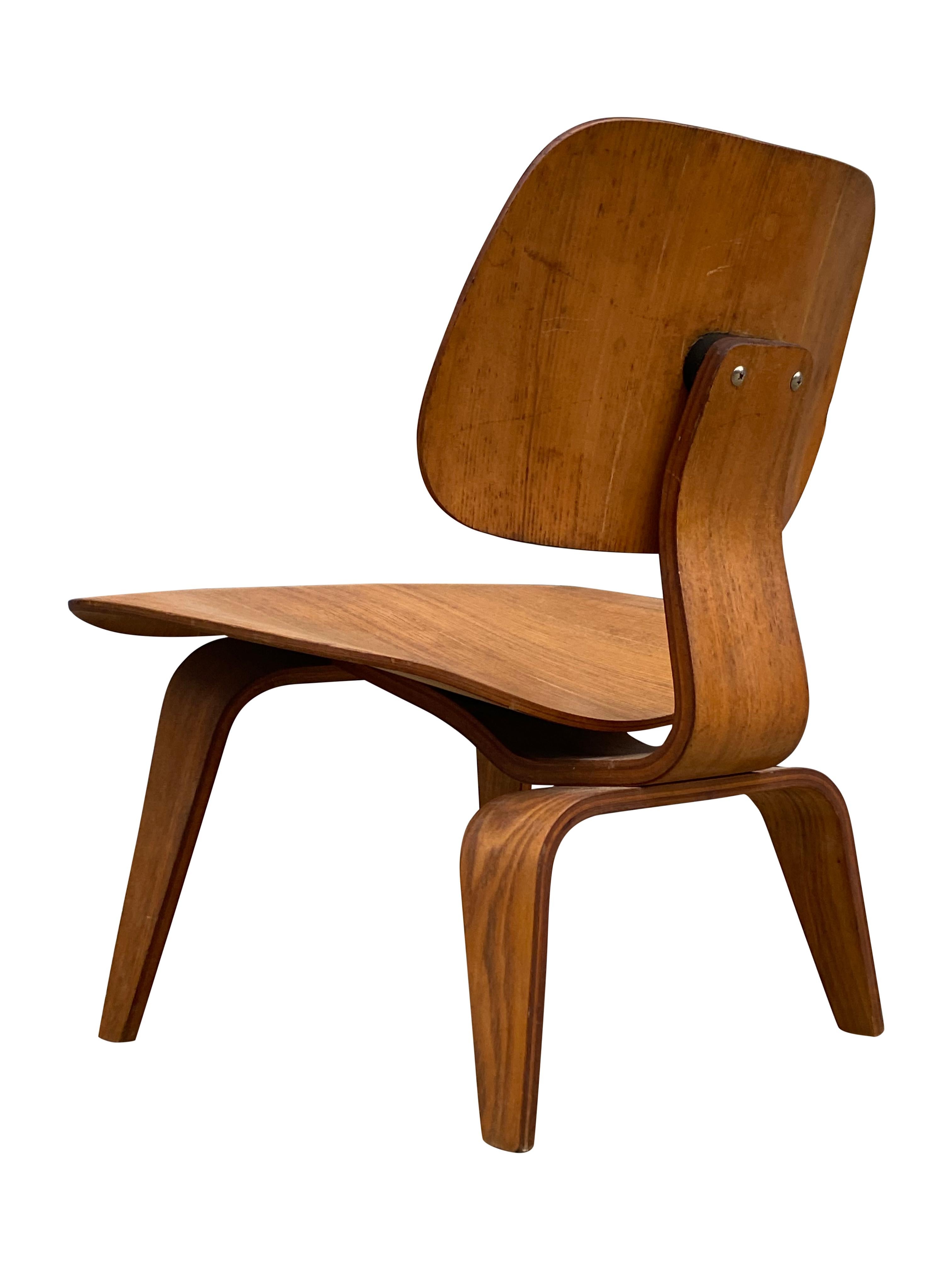 Wood Early Eames LCW in Ash by Evans Products