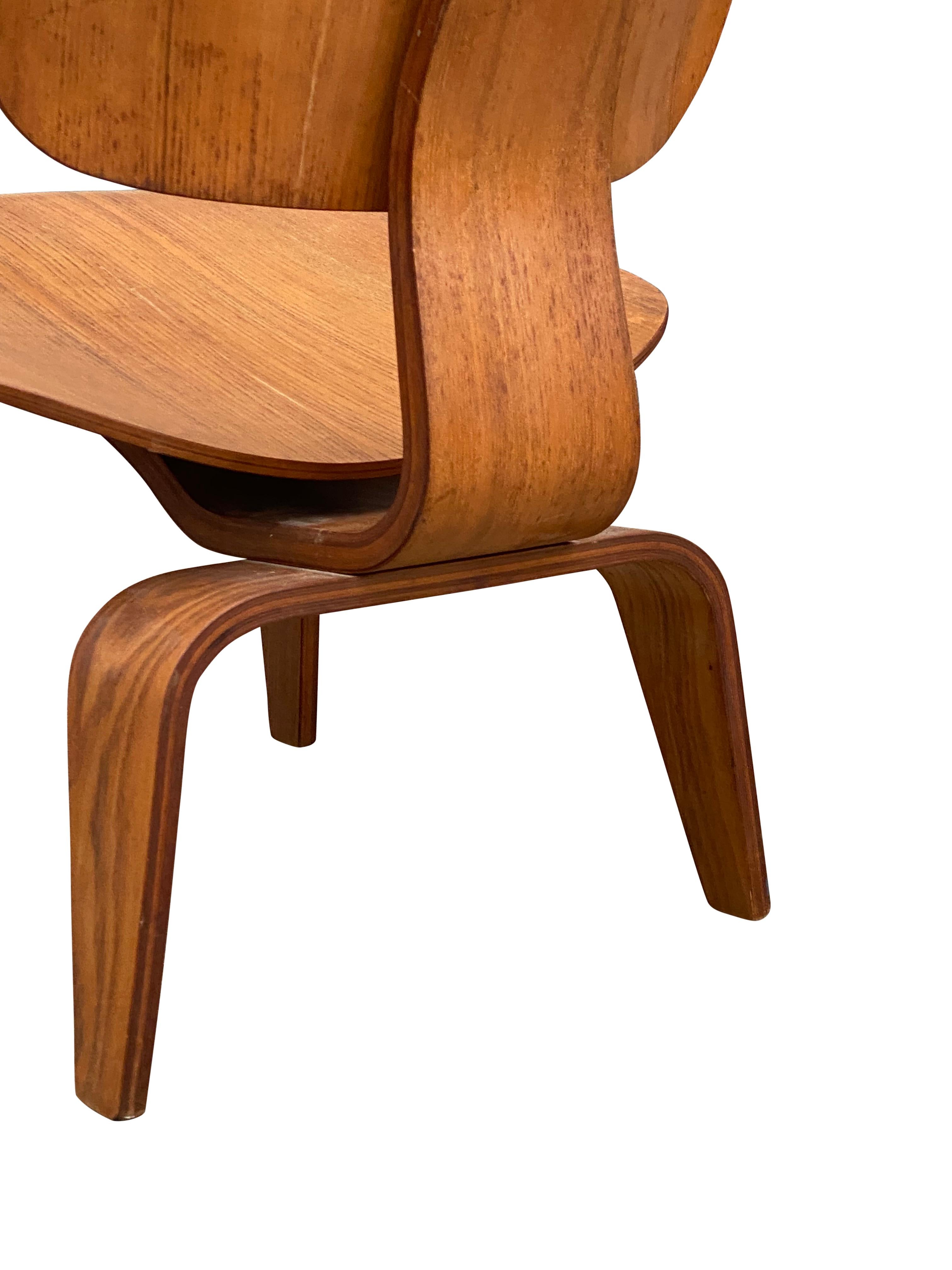 Early Eames LCW in Ash by Evans Products 1