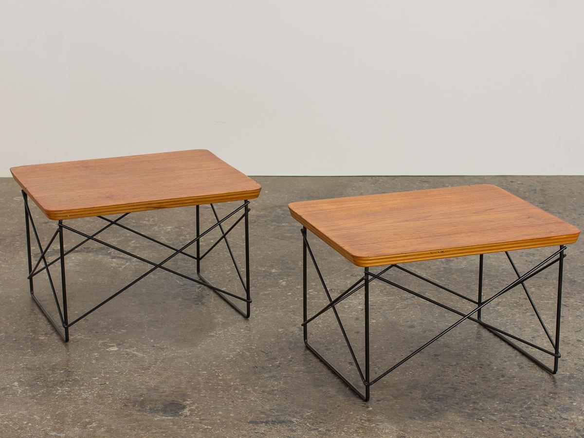 Early Eames LTR Side Tables In Good Condition In Brooklyn, NY