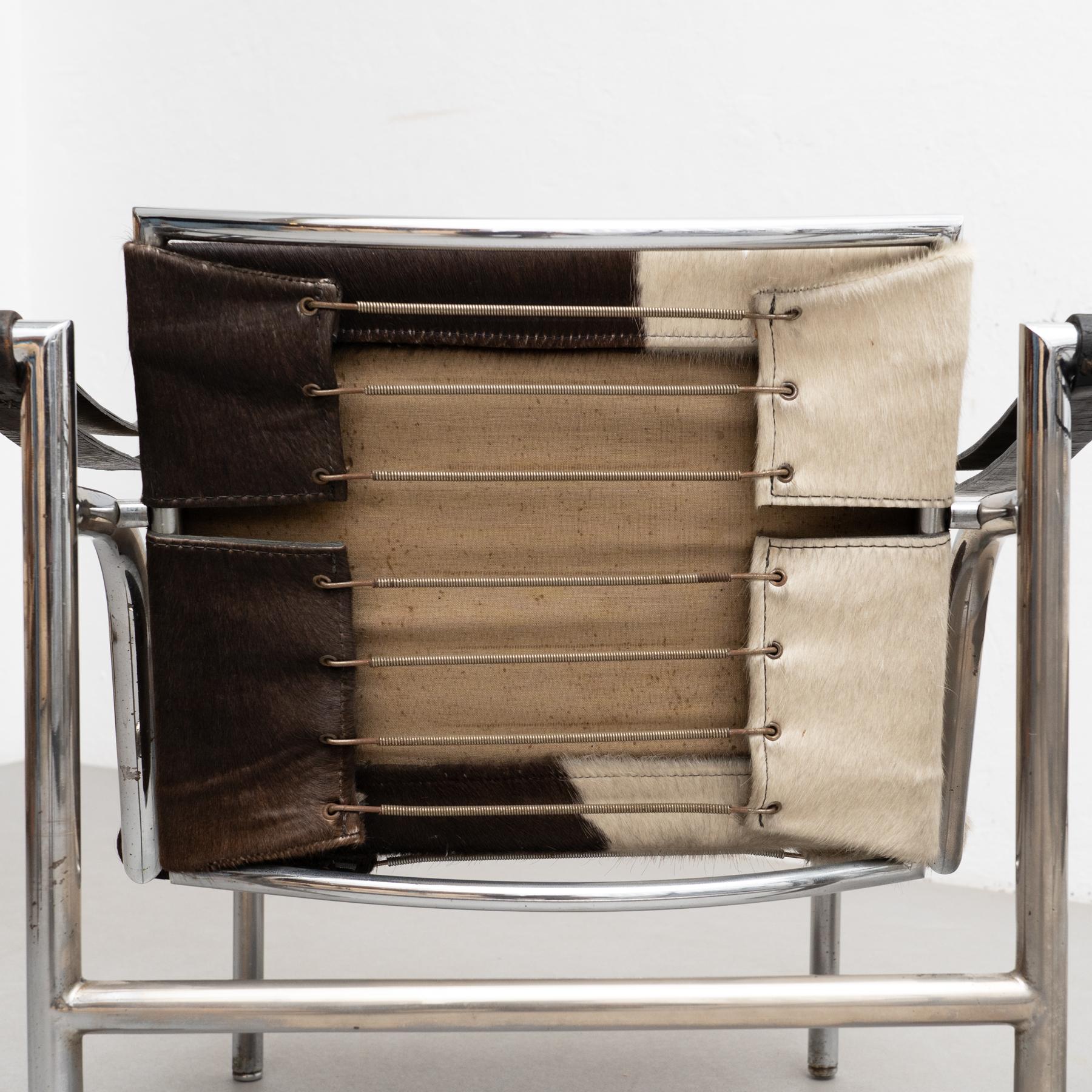 Early Ed. Set aus zwei Lc1-Stühlen von Le Corbusier, Charlotte Perriand von Cassina 2