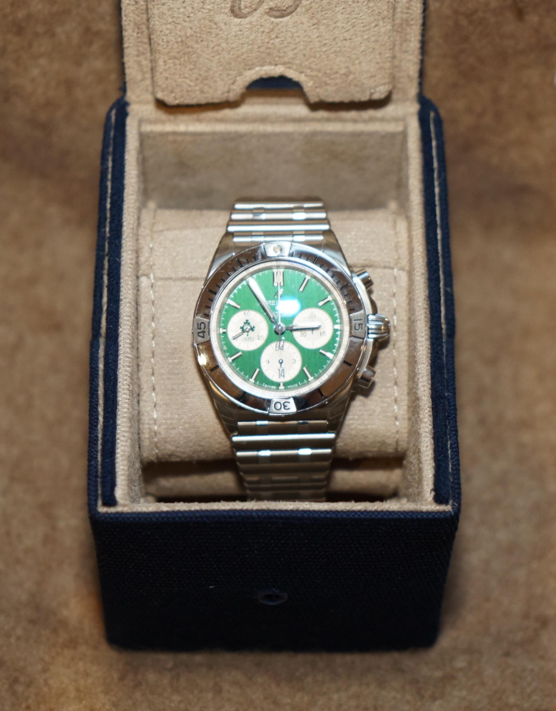 EARLY EDiTION BRAND NEW BREITLING CHRONOMAT B01 42 SIX NATIONS IRELAND WATCH 10