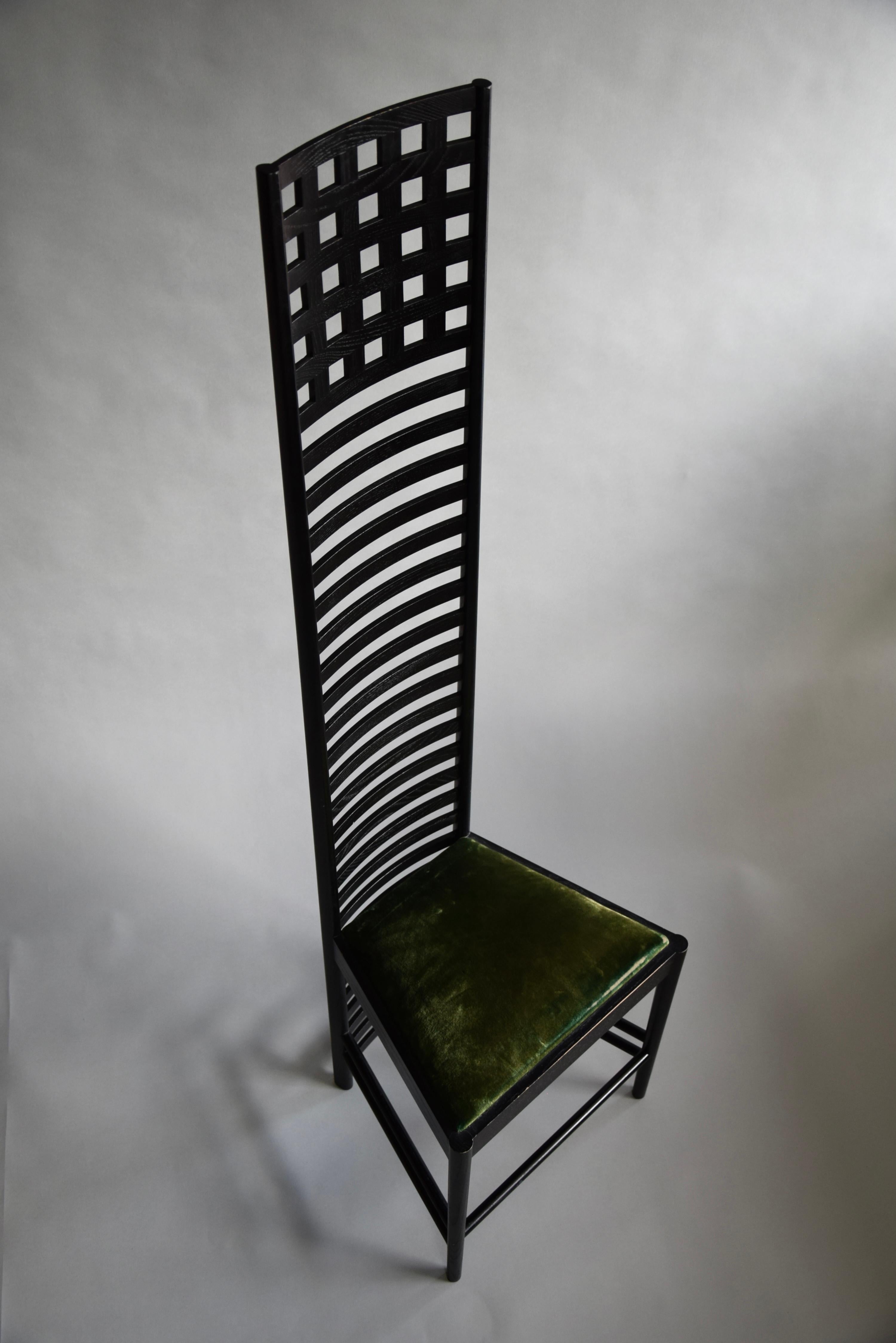 Early Edition Charles Rennie Mackintosh Hill House Chair by Cassina 5