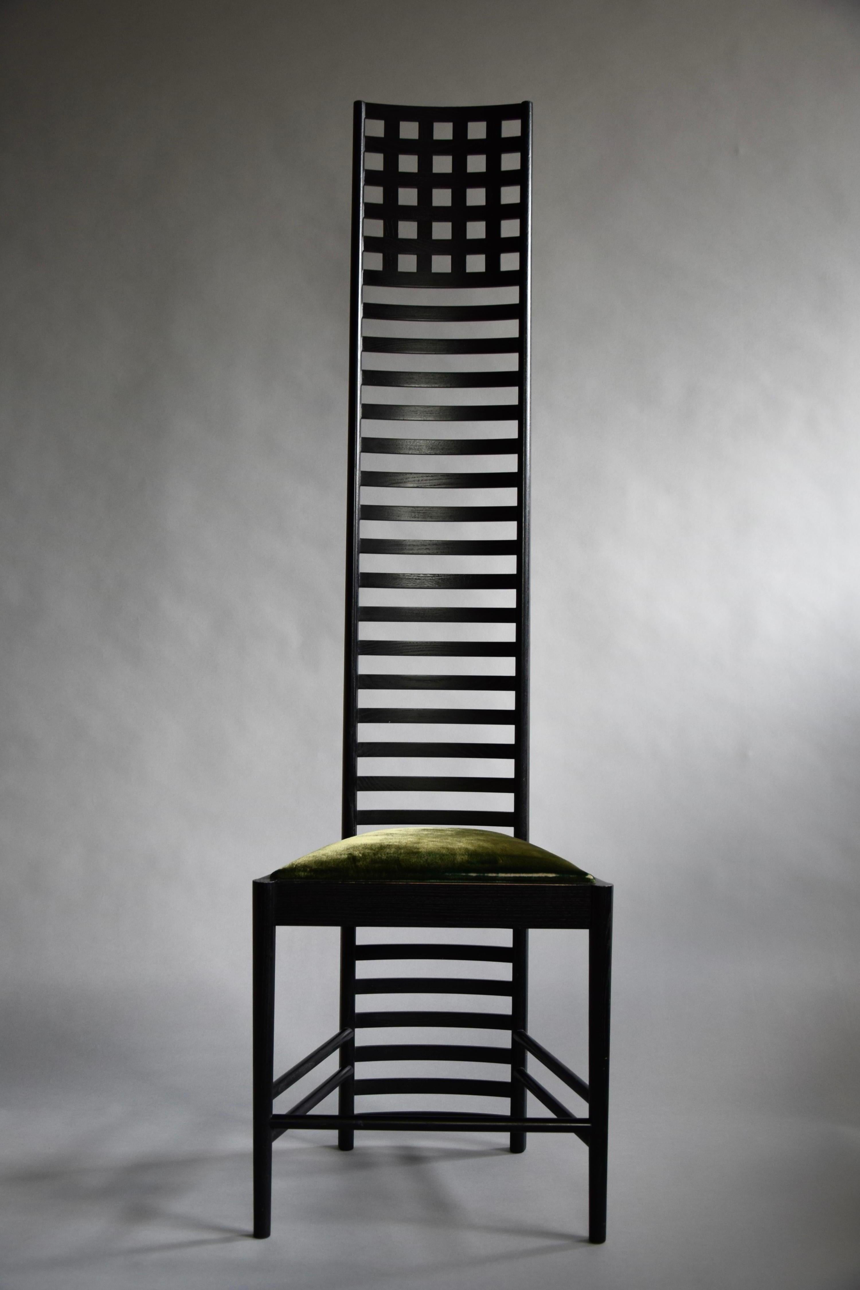 Early Edition Charles Rennie Mackintosh Hill House Chair by Cassina 2