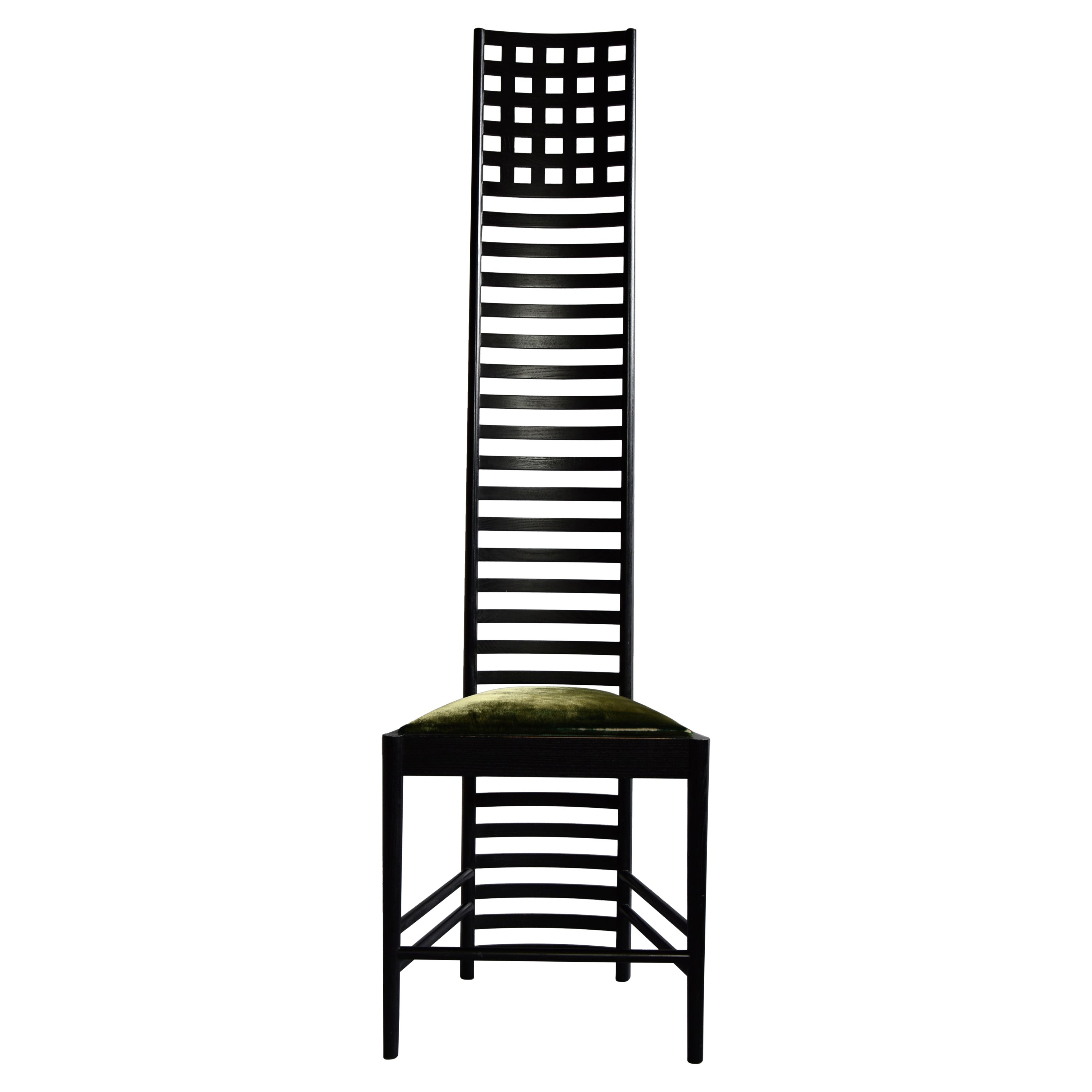 Early Edition Charles Rennie Mackintosh Hill House Chair by Cassina