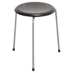 Tabouret de collection Arne Jacobsen DOT 3170 noir, 1950s