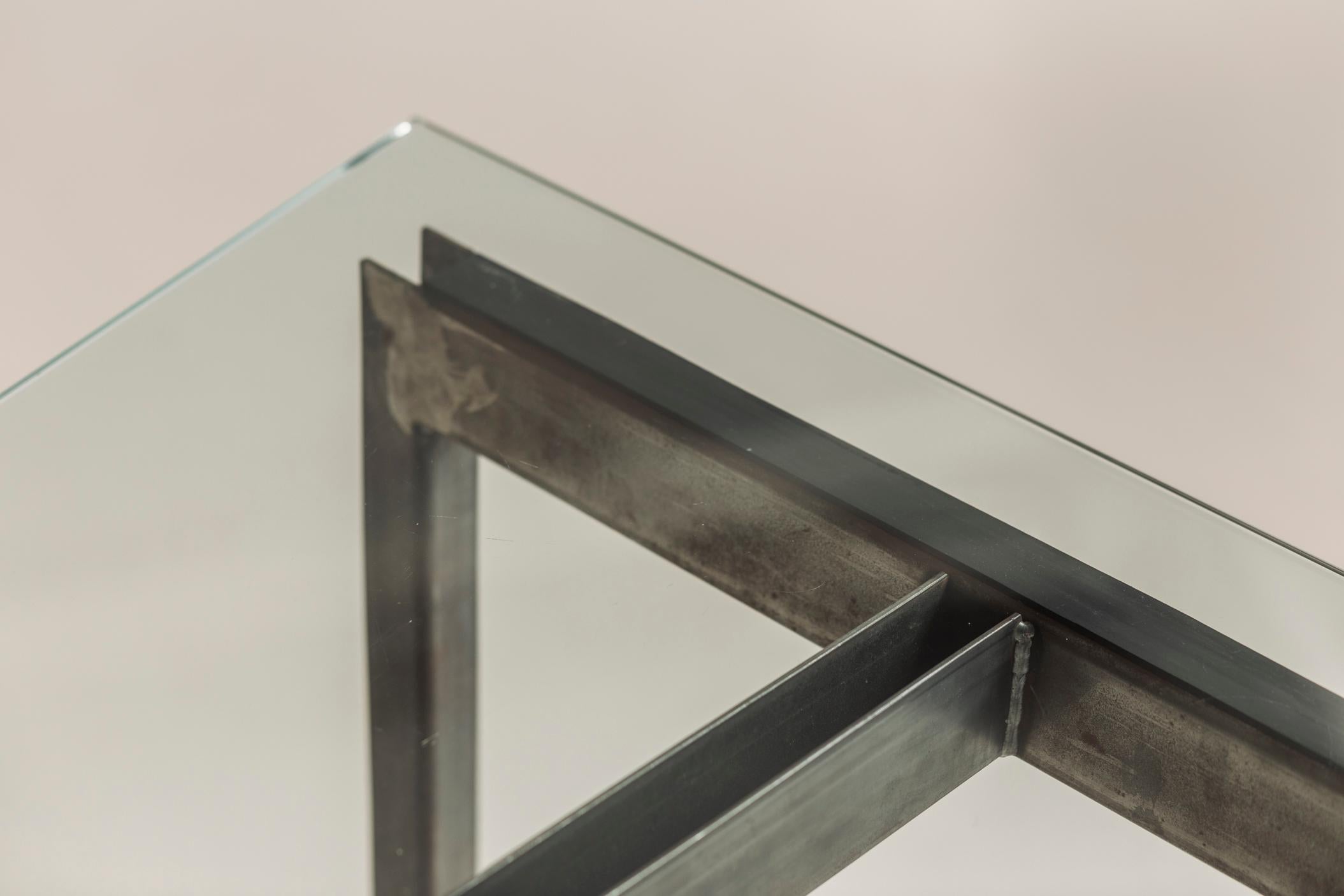 Early edition ‘Concrete’ table by Jonas Bohlin for Källemo, Sweden 1985 3