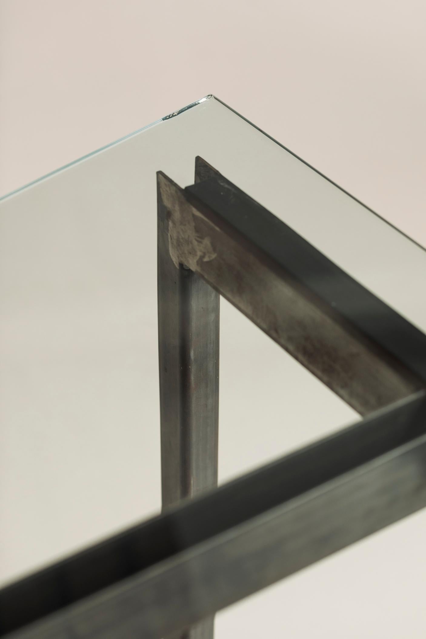 Early edition ‘Concrete’ table by Jonas Bohlin for Källemo, Sweden 1985 4