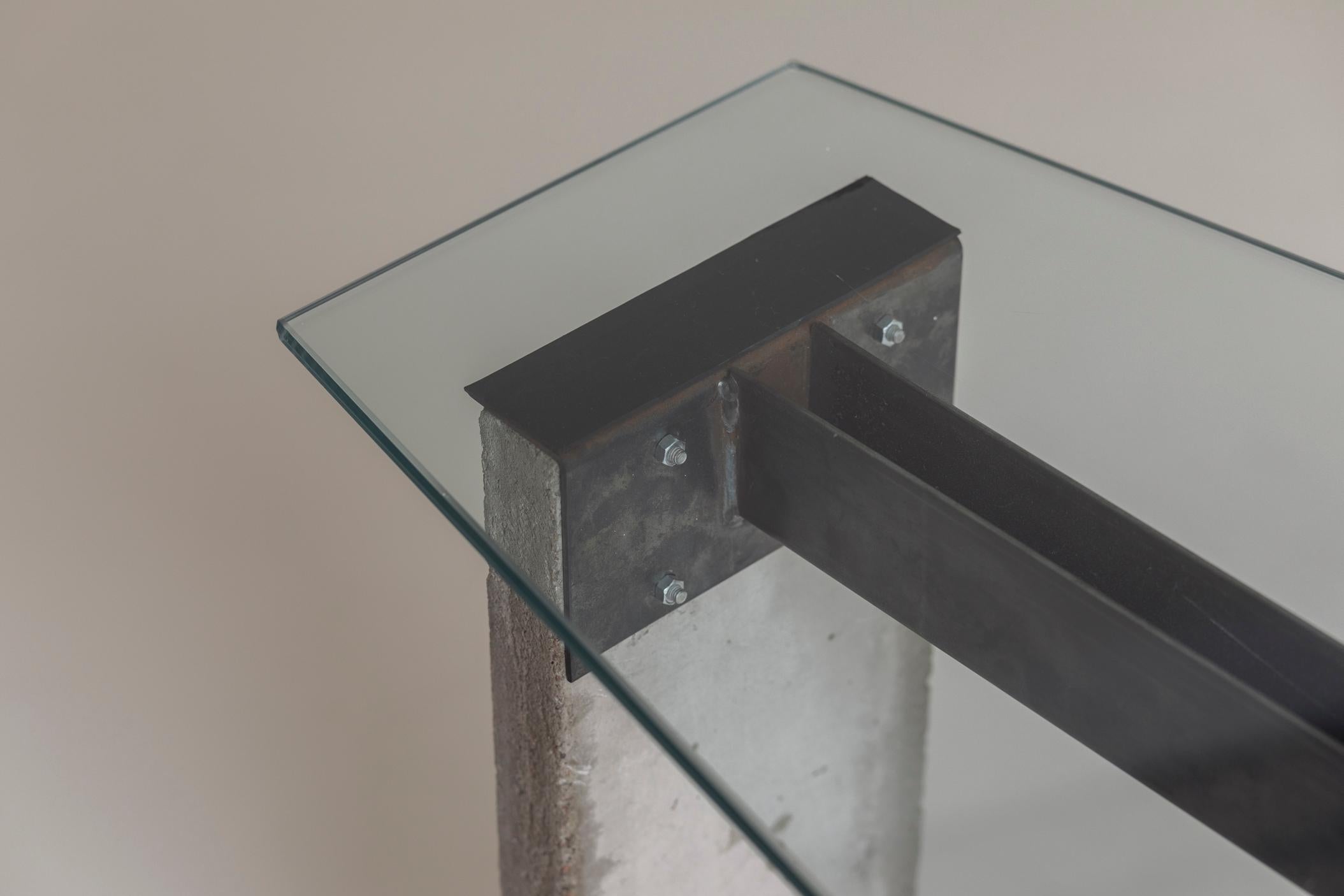 Early edition ‘Concrete’ table by Jonas Bohlin for Källemo, Sweden 1985 5